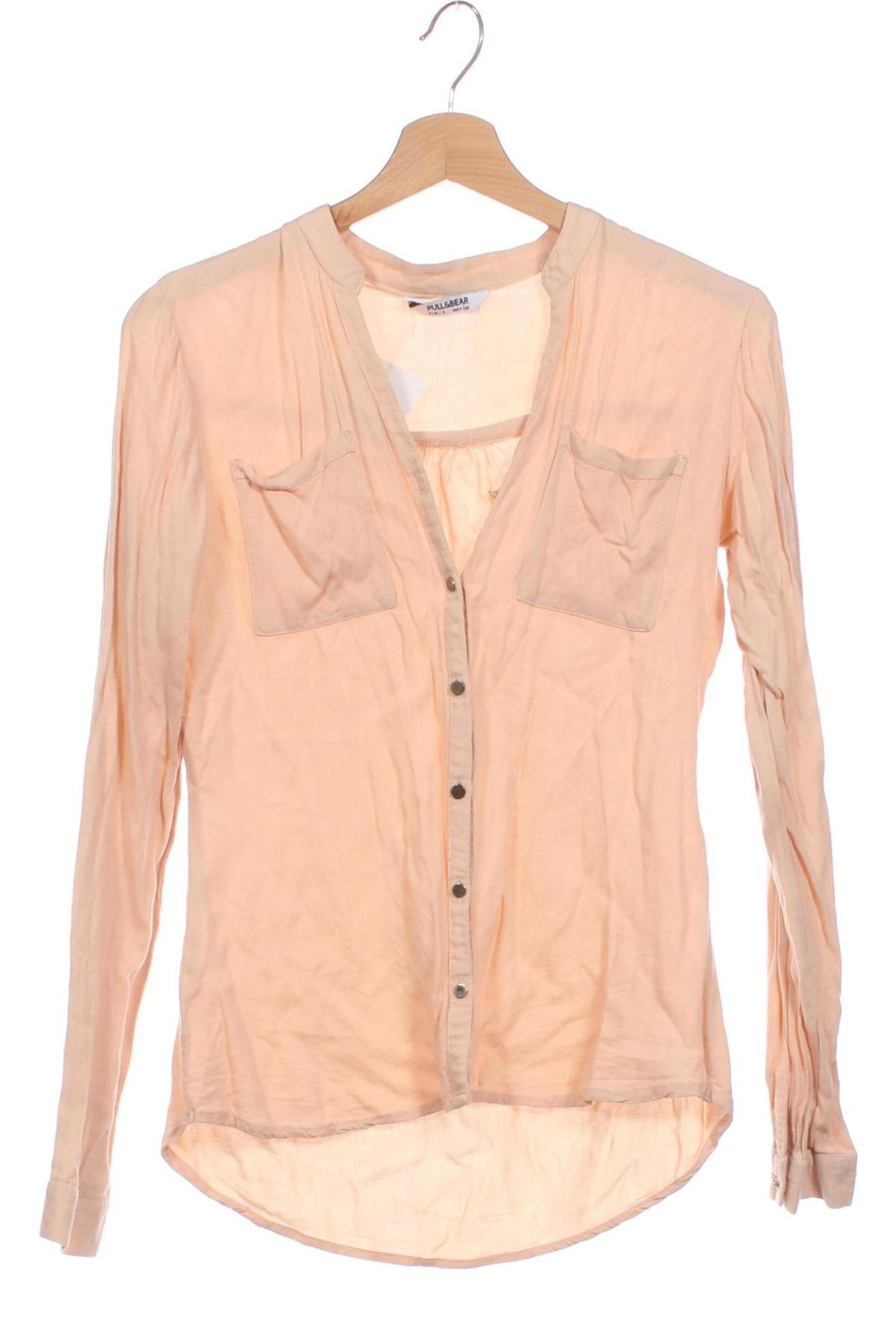Γυναικείο πουκάμισο Pull&Bear, Μέγεθος S, Χρώμα Ρόζ , Τιμή 1,67 €