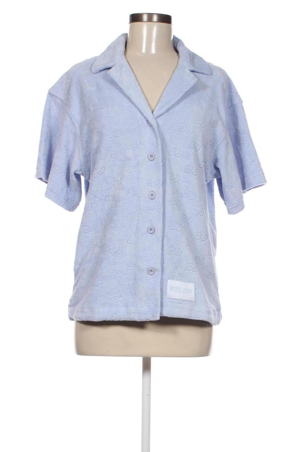 Γυναικείο πουκάμισο Sixth June, Μέγεθος S, Χρώμα Μπλέ, Τιμή 10,39 €