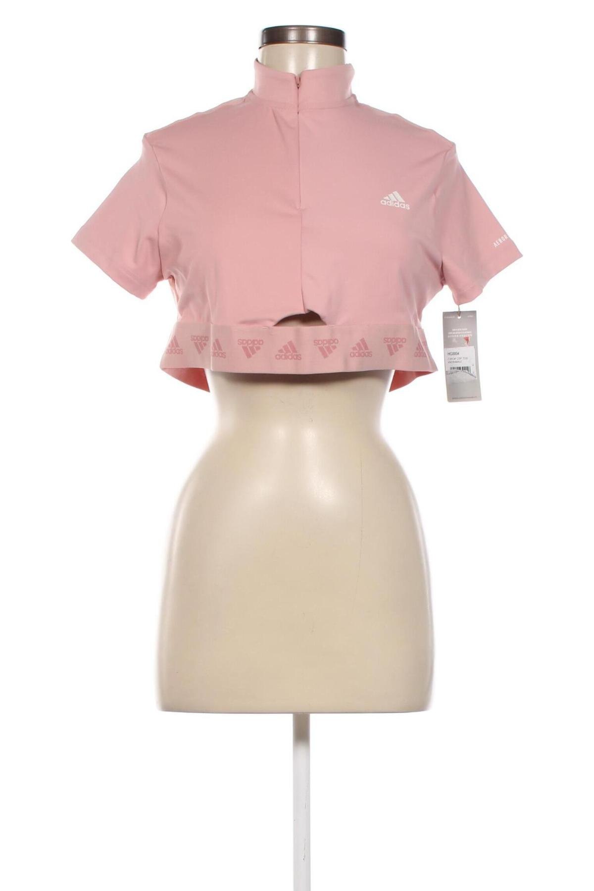 Damen Sport Shirt Adidas, Größe XL, Farbe Rosa, Preis € 37,11