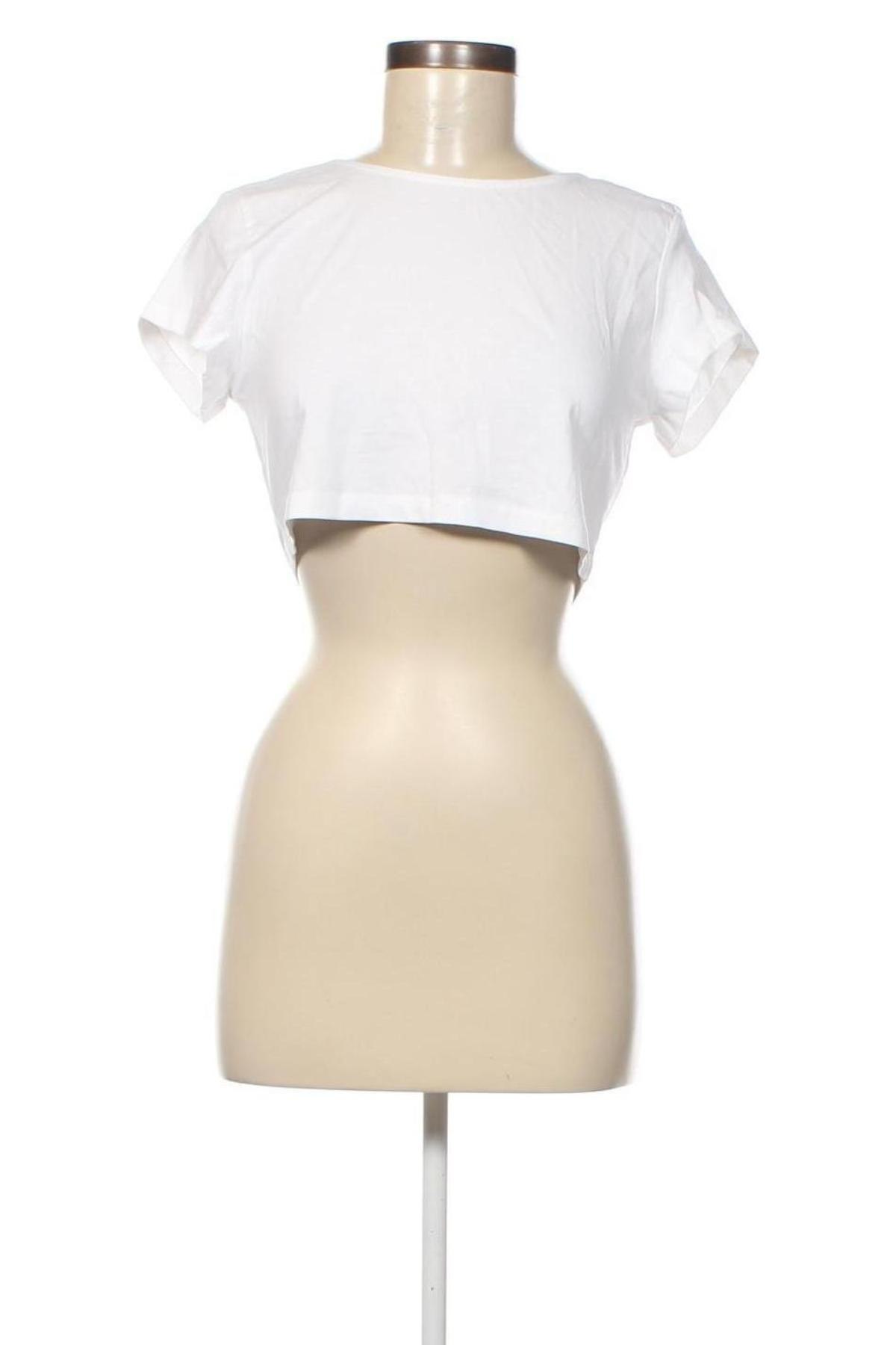 Damen T-Shirt Weekday, Größe L, Farbe Weiß, Preis 7,14 €