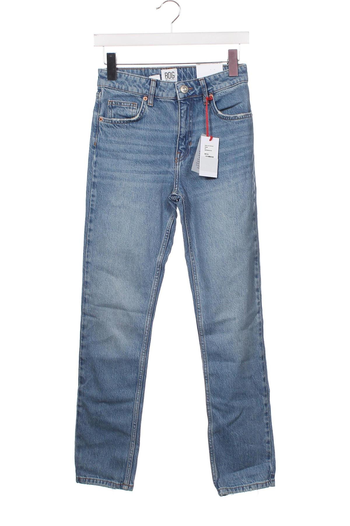 Dámske džínsy  BDG, Veľkosť XS, Farba Modrá, Cena  13,46 €