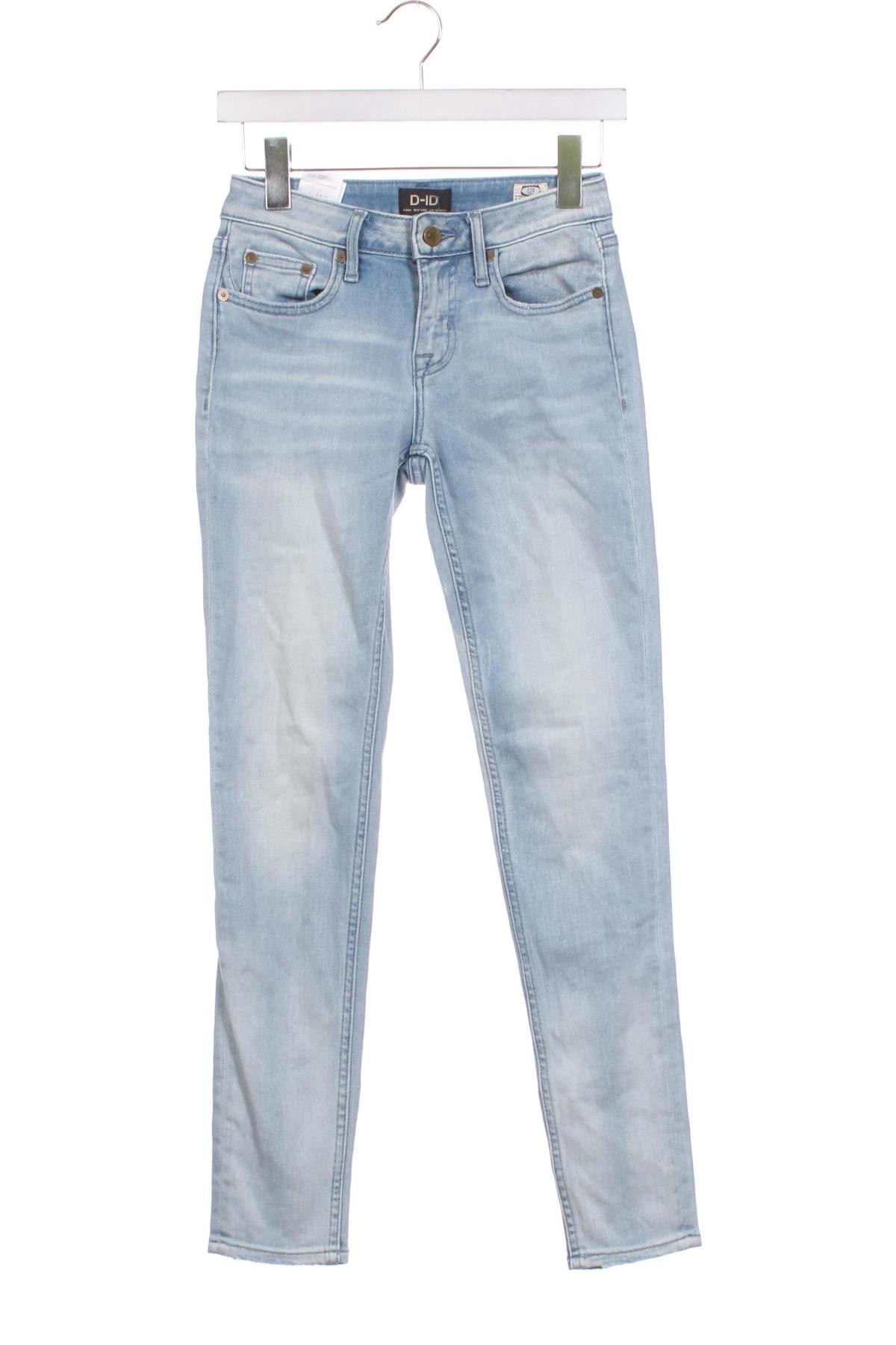 Dámske džínsy  D-ID, Veľkosť S, Farba Modrá, Cena  4,60 €