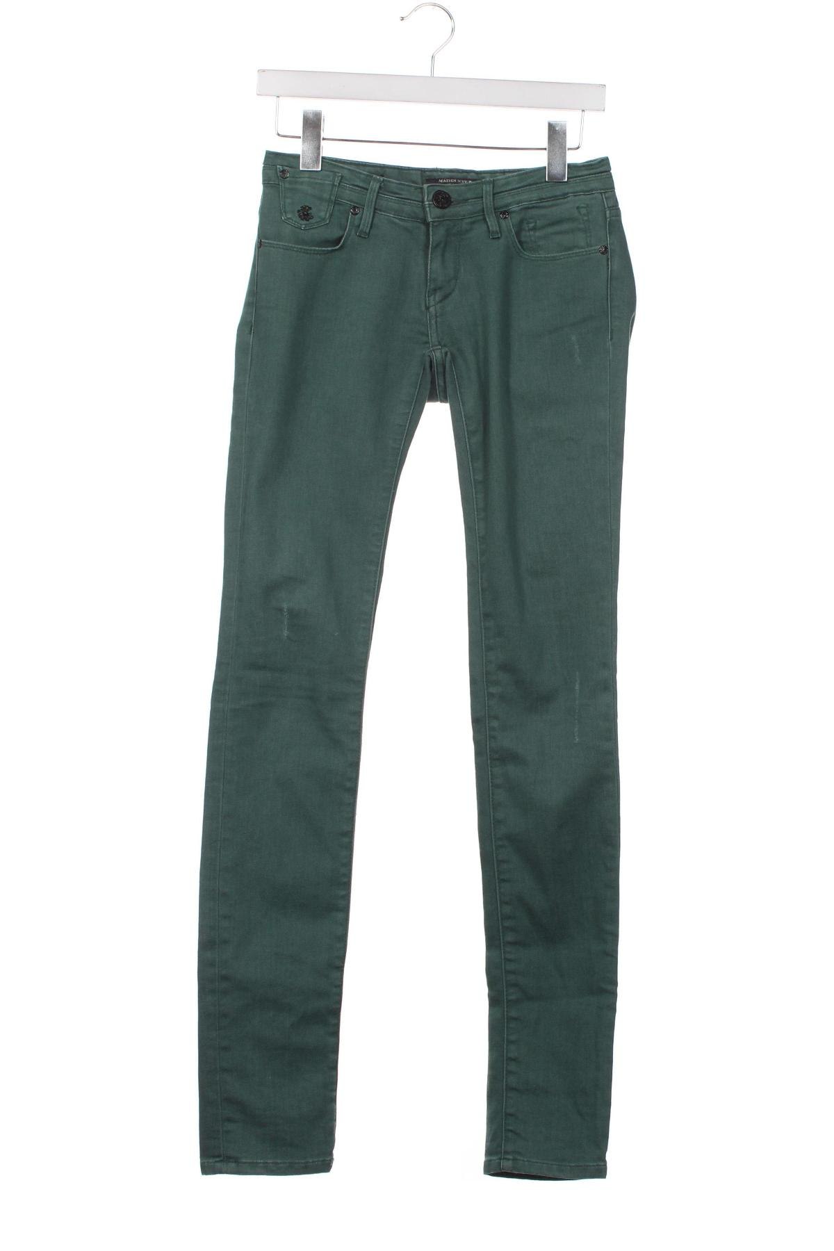 Damskie jeansy Maison Scotch, Rozmiar XS, Kolor Zielony, Cena 67,43 zł