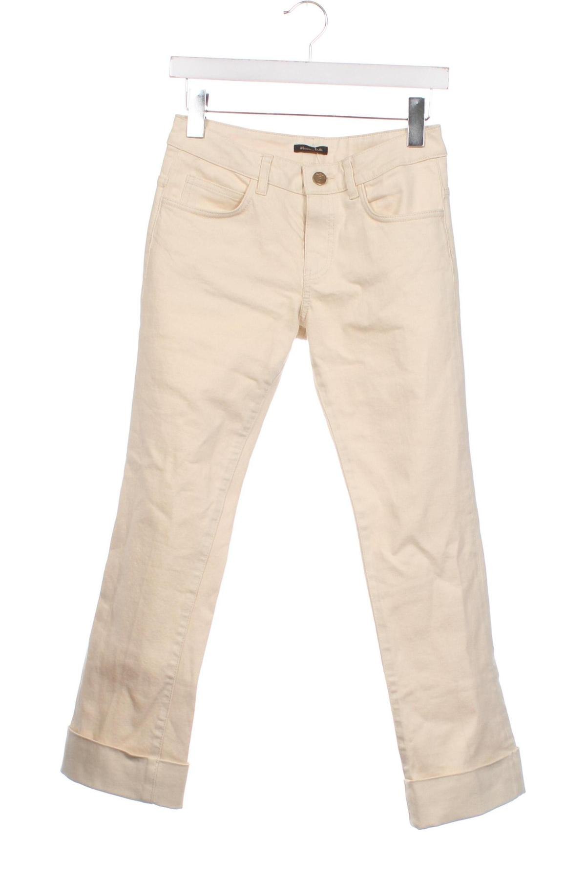 Damen Jeans Massimo Dutti, Größe S, Farbe Ecru, Preis 14,83 €