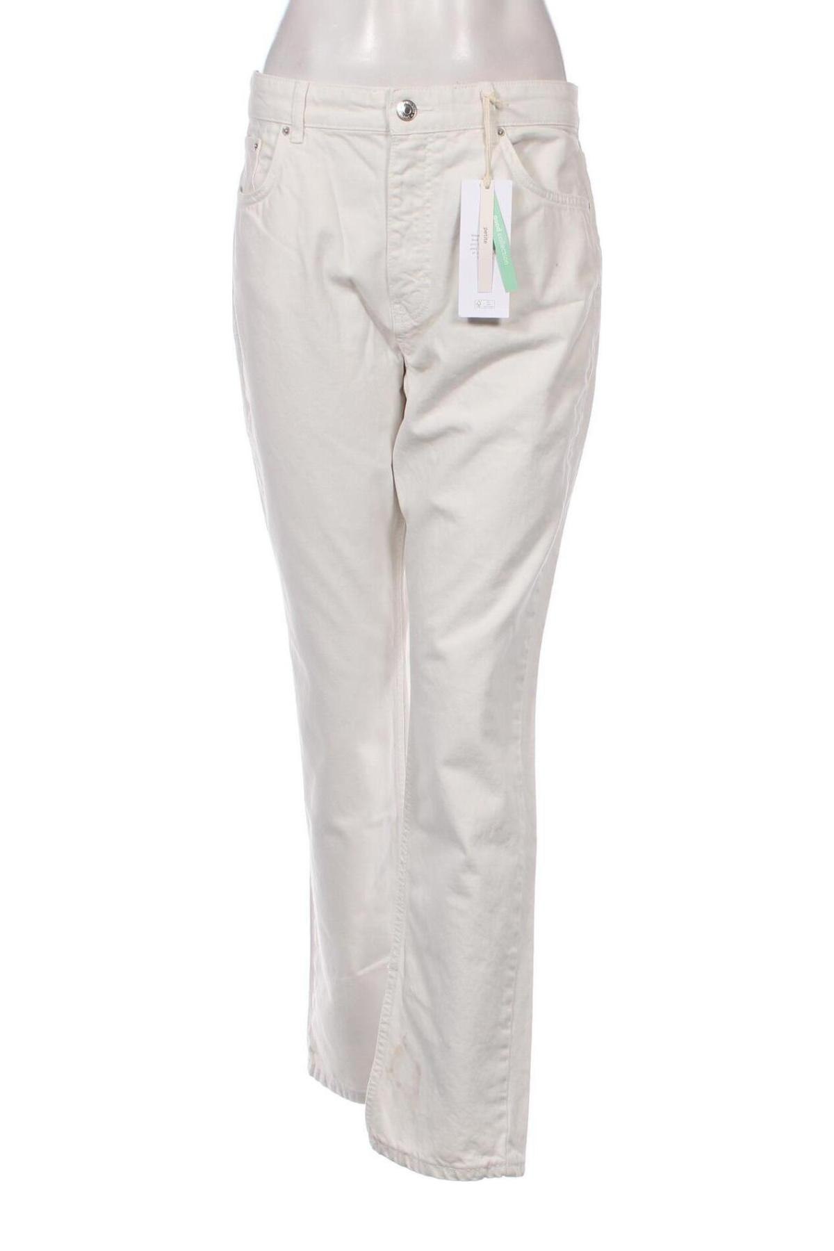 Γυναικείο Τζίν Perfect Jeans By Gina Tricot, Μέγεθος L, Χρώμα Λευκό, Τιμή 15,07 €