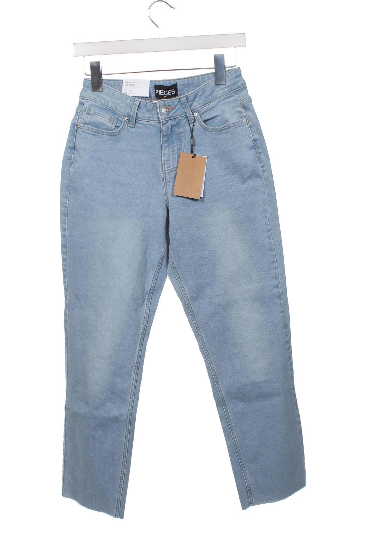 Dámské džíny  Pieces, Velikost XS, Barva Modrá, Cena  404,00 Kč