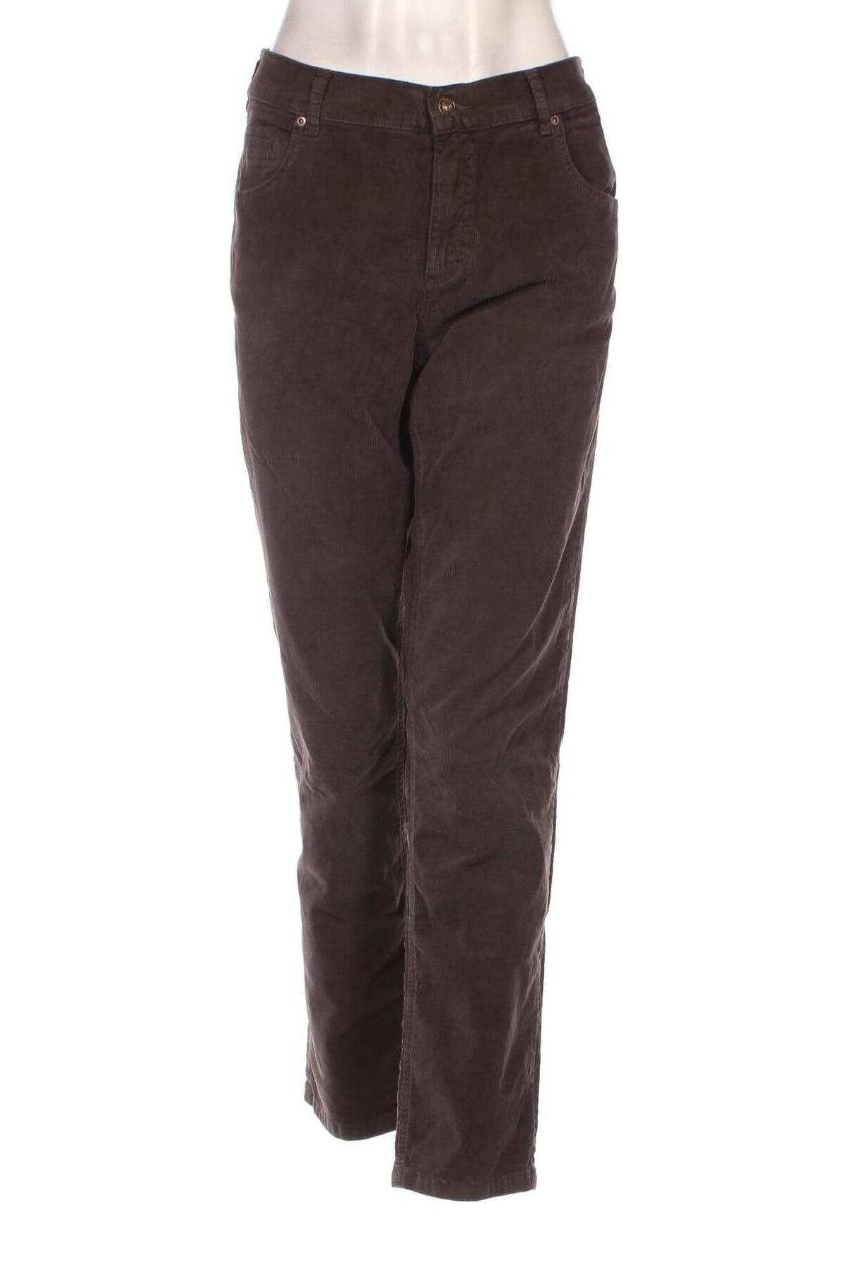 Pantaloni de velvet de femei Angels, Mărime XL, Culoare Maro, Preț 55,99 Lei