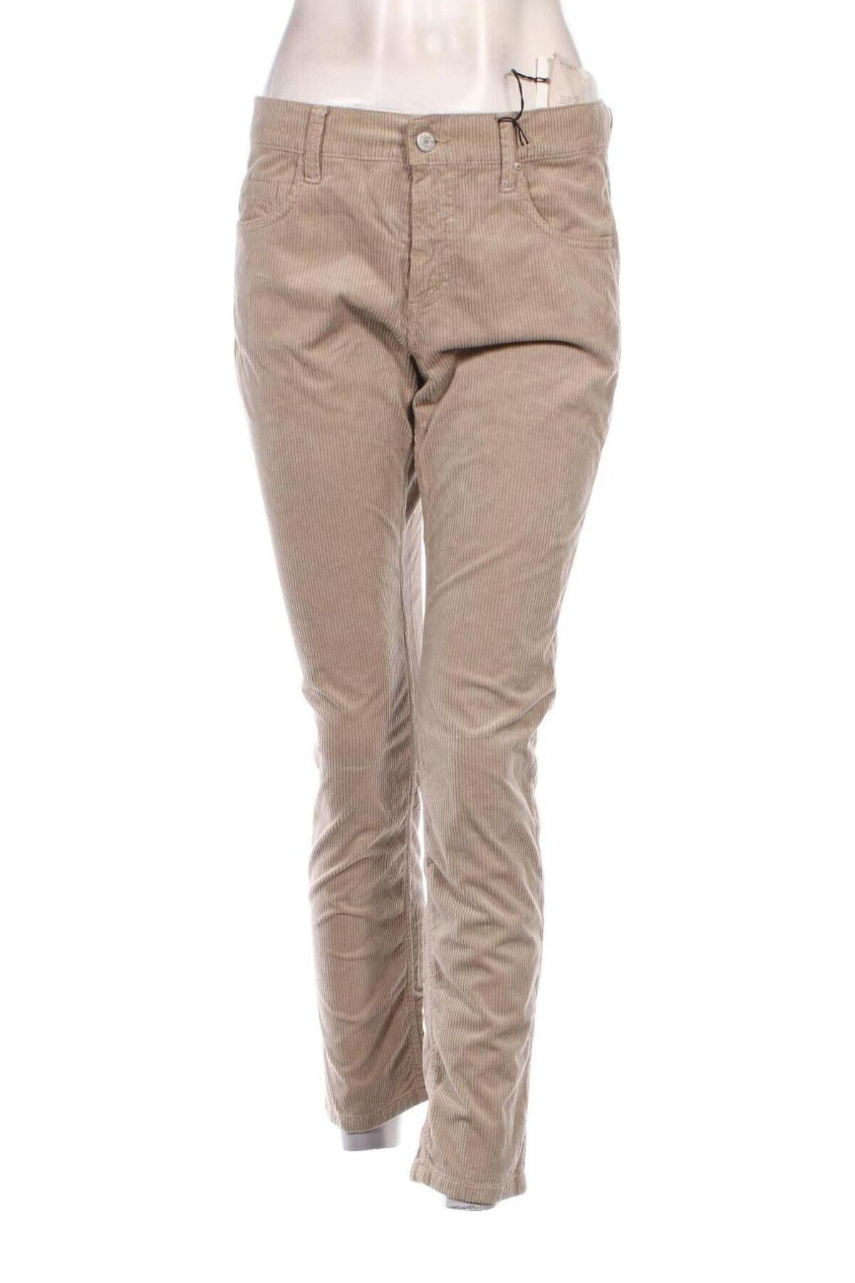 Pantaloni de velvet de femei Angels, Mărime M, Culoare Bej, Preț 51,45 Lei