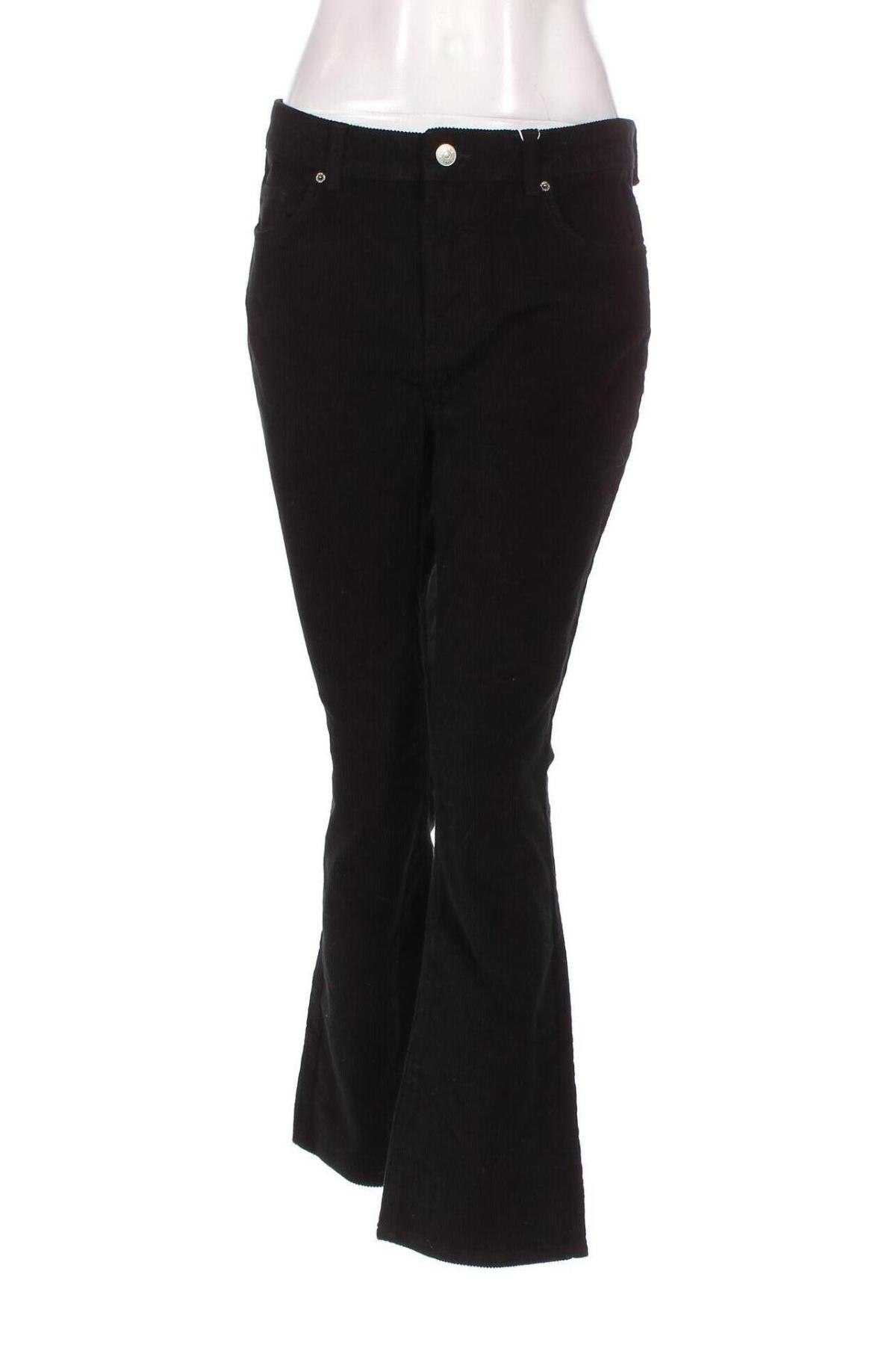 Γυναικείο κοτλέ παντελόνι ONLY, Μέγεθος L, Χρώμα Μαύρο, Τιμή 8,63 €