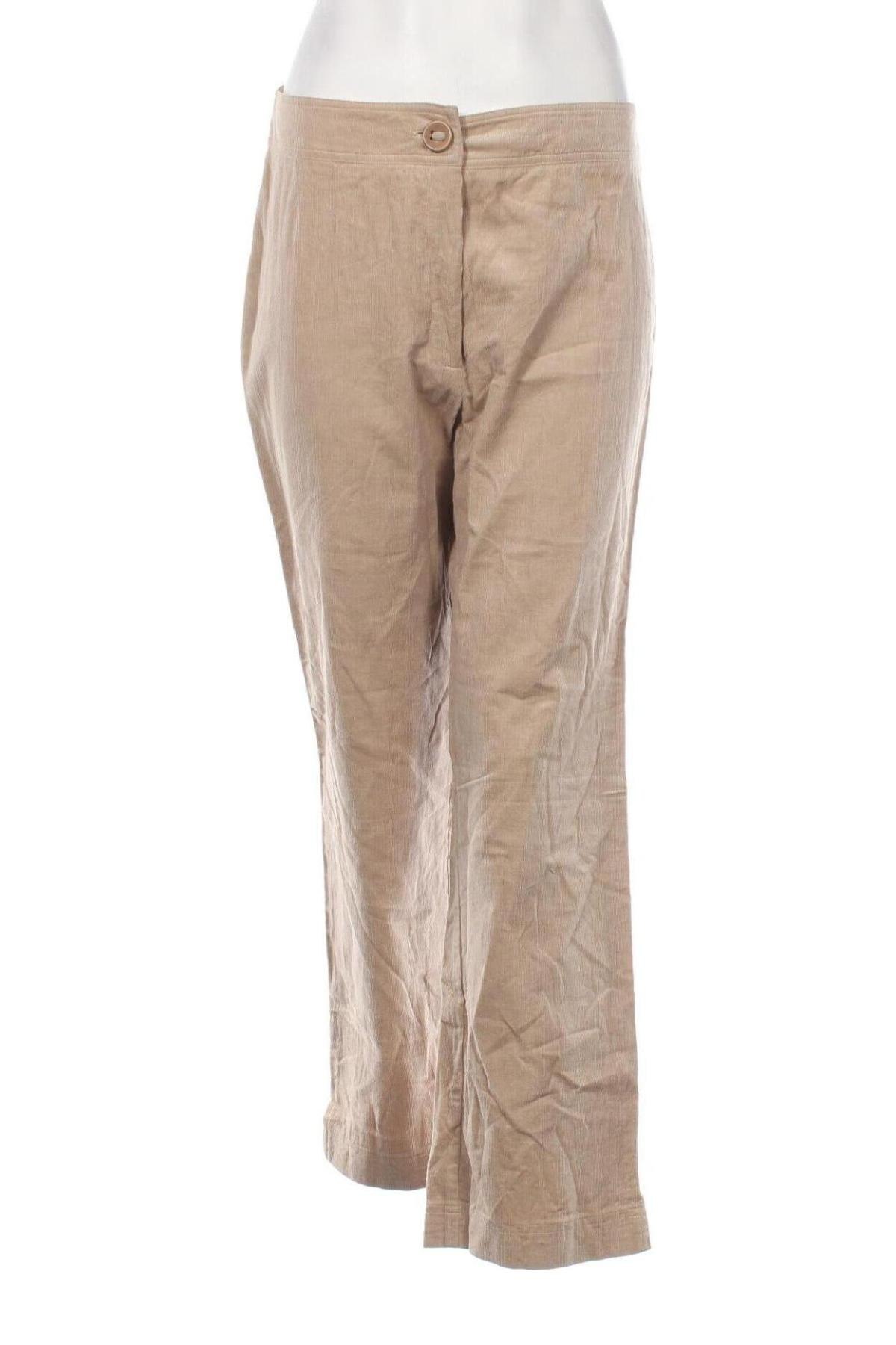 Pantaloni de velvet de femei Tribal, Mărime M, Culoare Bej, Preț 20,99 Lei