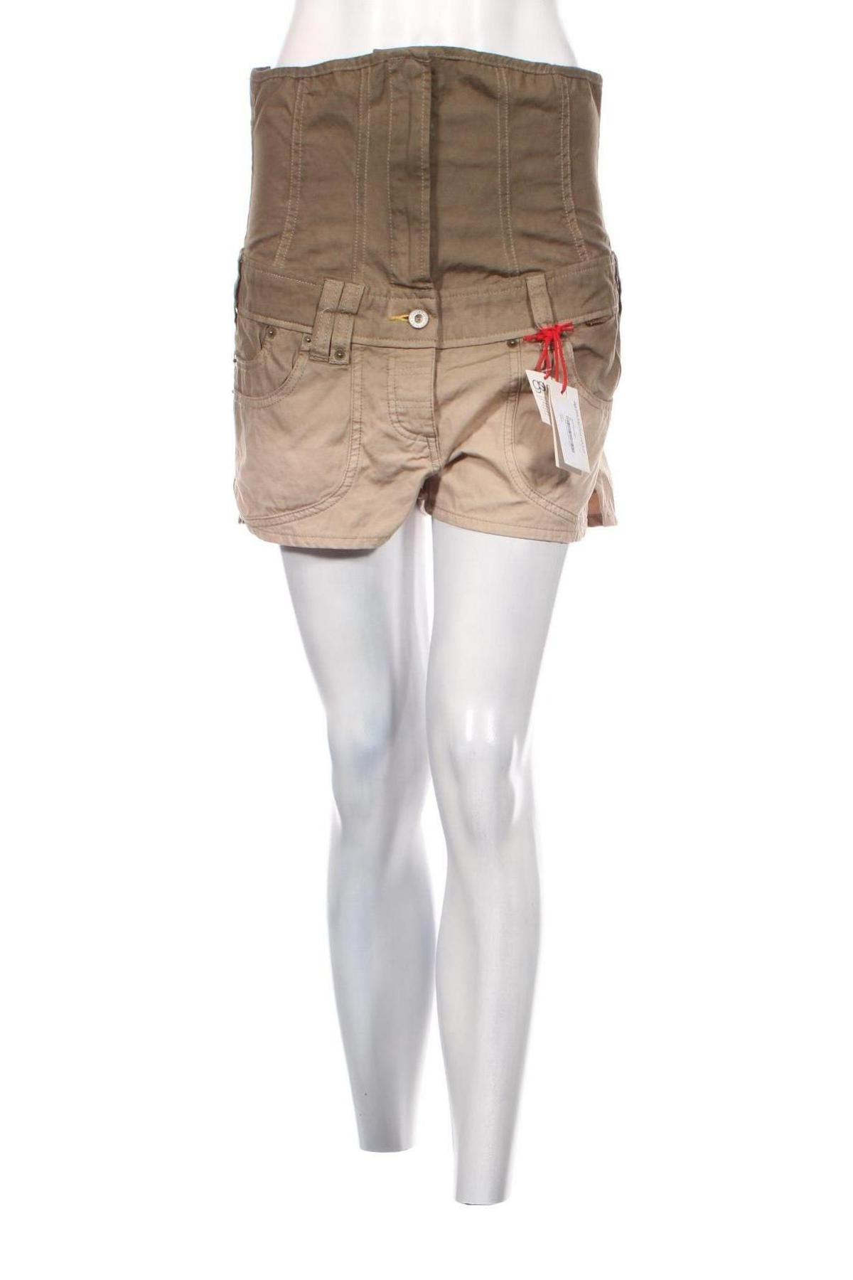Pantaloni scurți de femei Gsus Sindustries, Mărime L, Culoare Verde, Preț 49,74 Lei