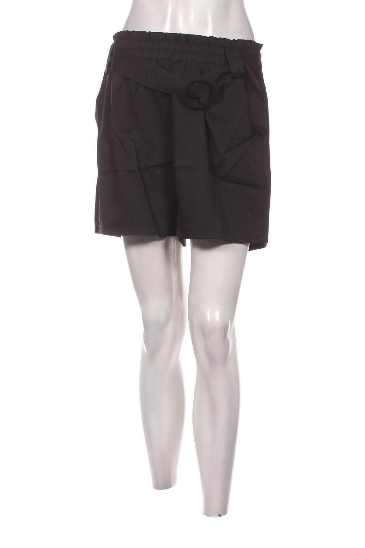 Γυναικείο κοντό παντελόνι Qed London, Μέγεθος L, Χρώμα Μαύρο, Τιμή 5,20 €