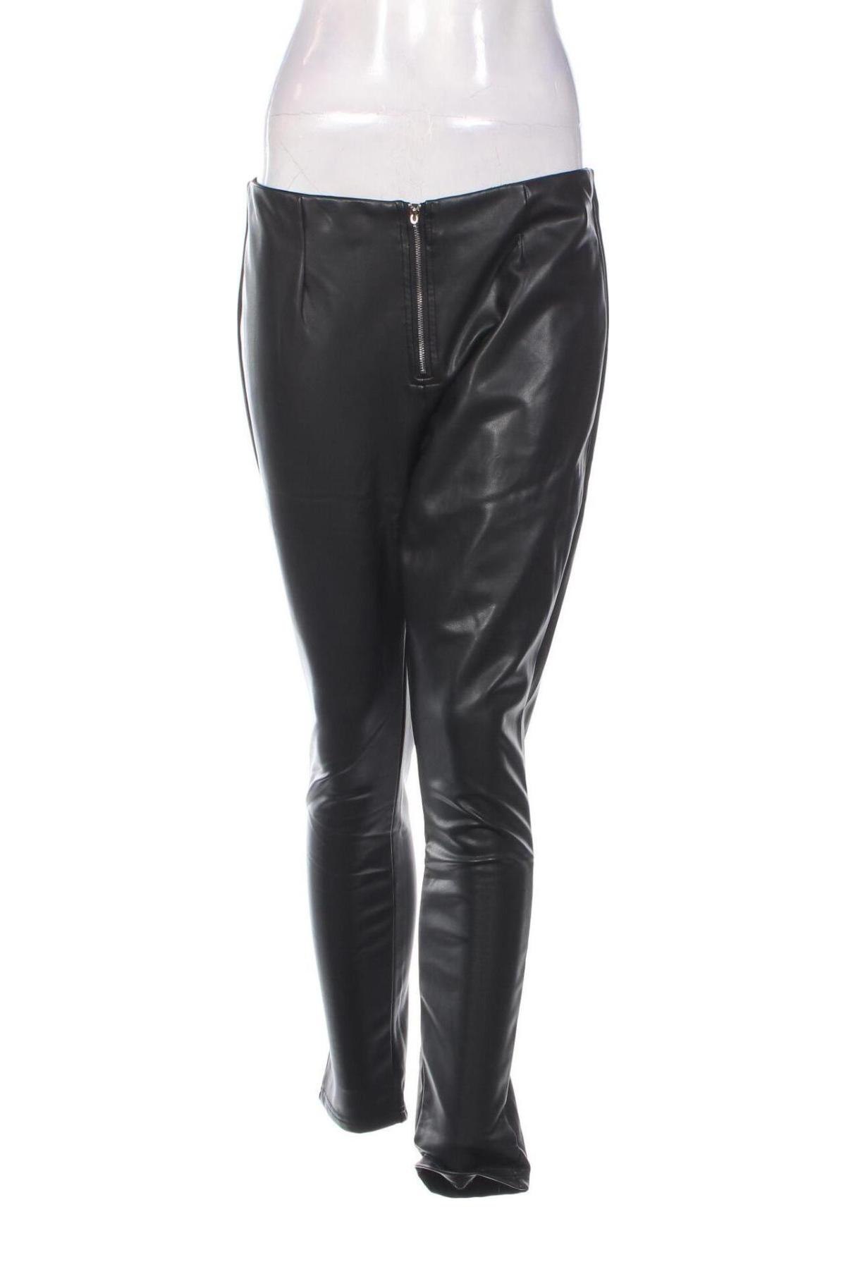 Γυναικείο παντελόνι δερμάτινο VS Miss, Μέγεθος L, Χρώμα Μαύρο, Τιμή 13,75 €