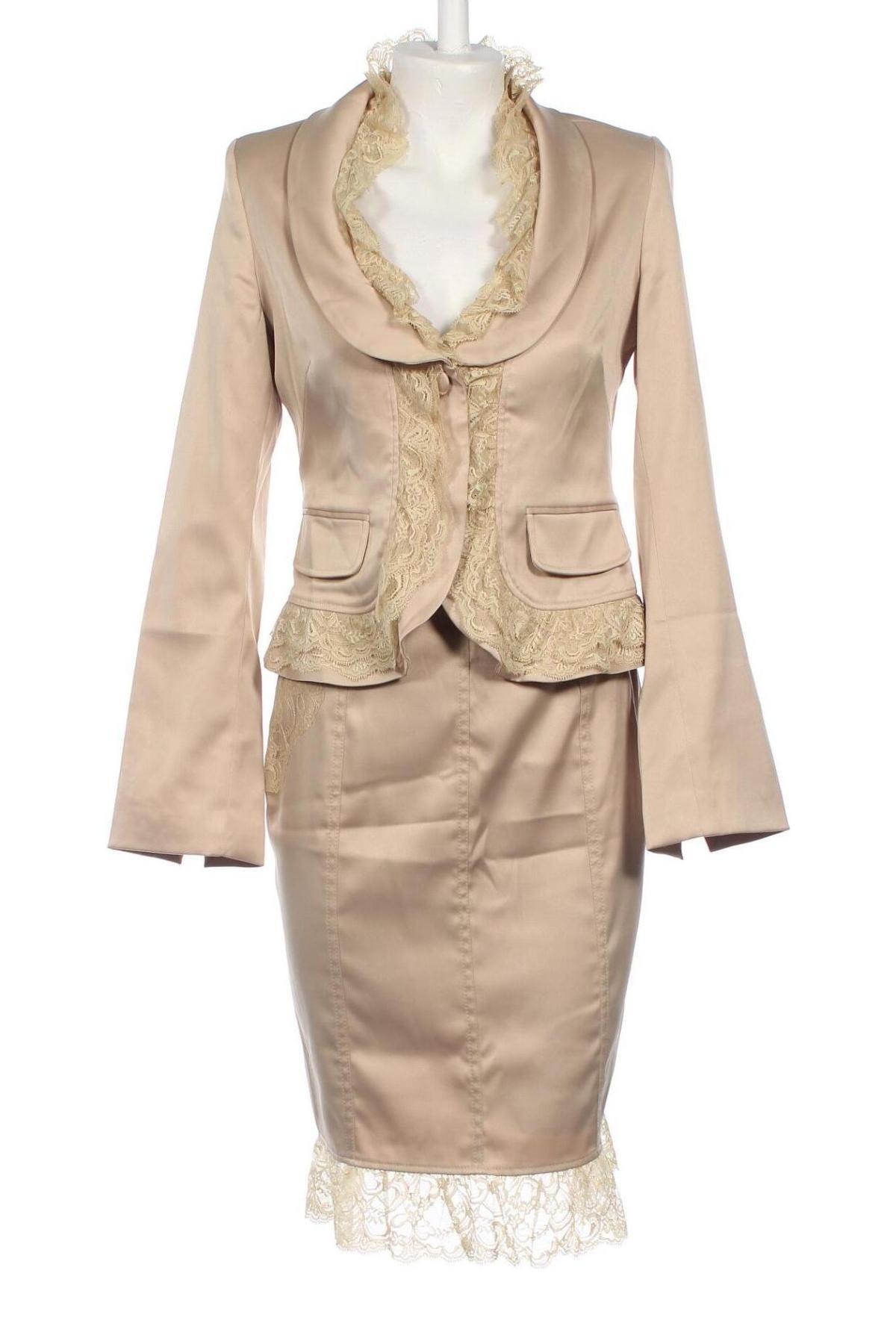 Γυναικείο κοστούμι Apart, Μέγεθος XS, Χρώμα  Μπέζ, Τιμή 34,08 €