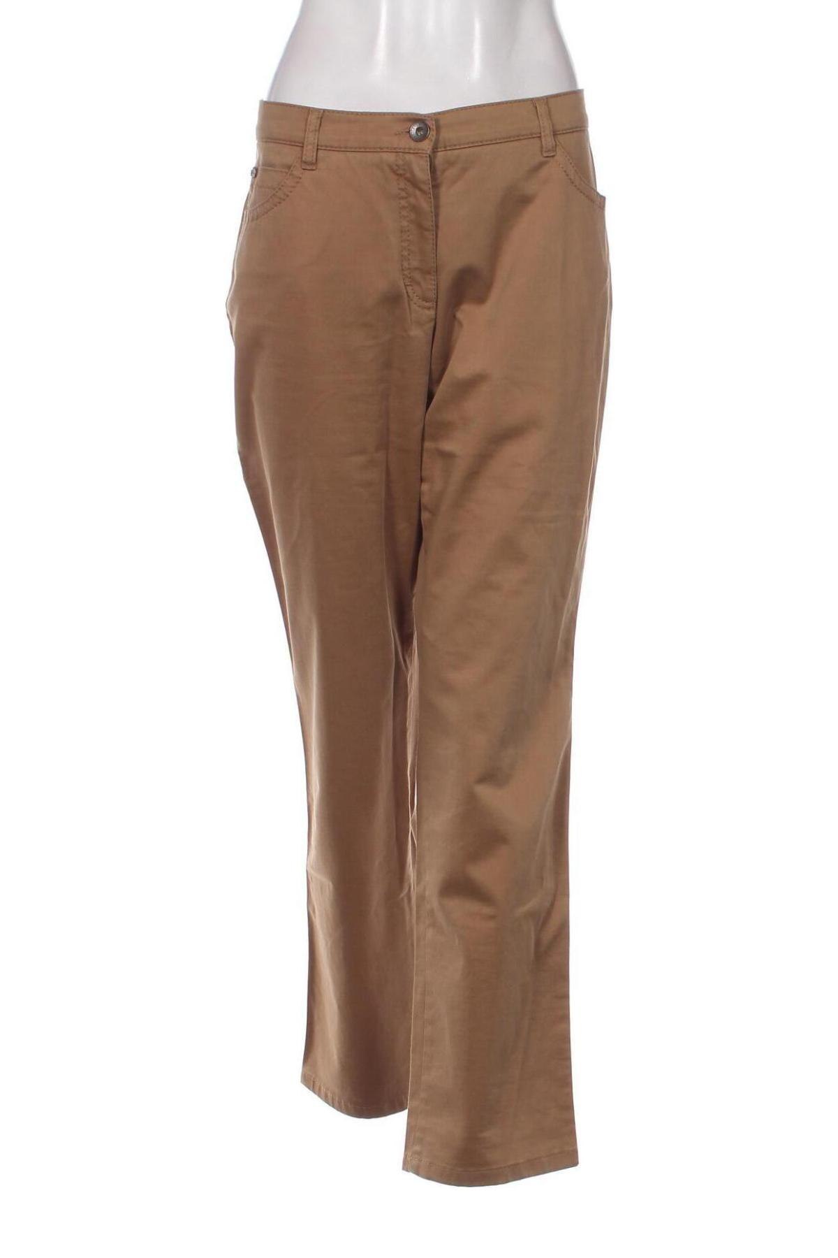 Pantaloni de femei Brax, Mărime L, Culoare Bej, Preț 27,40 Lei
