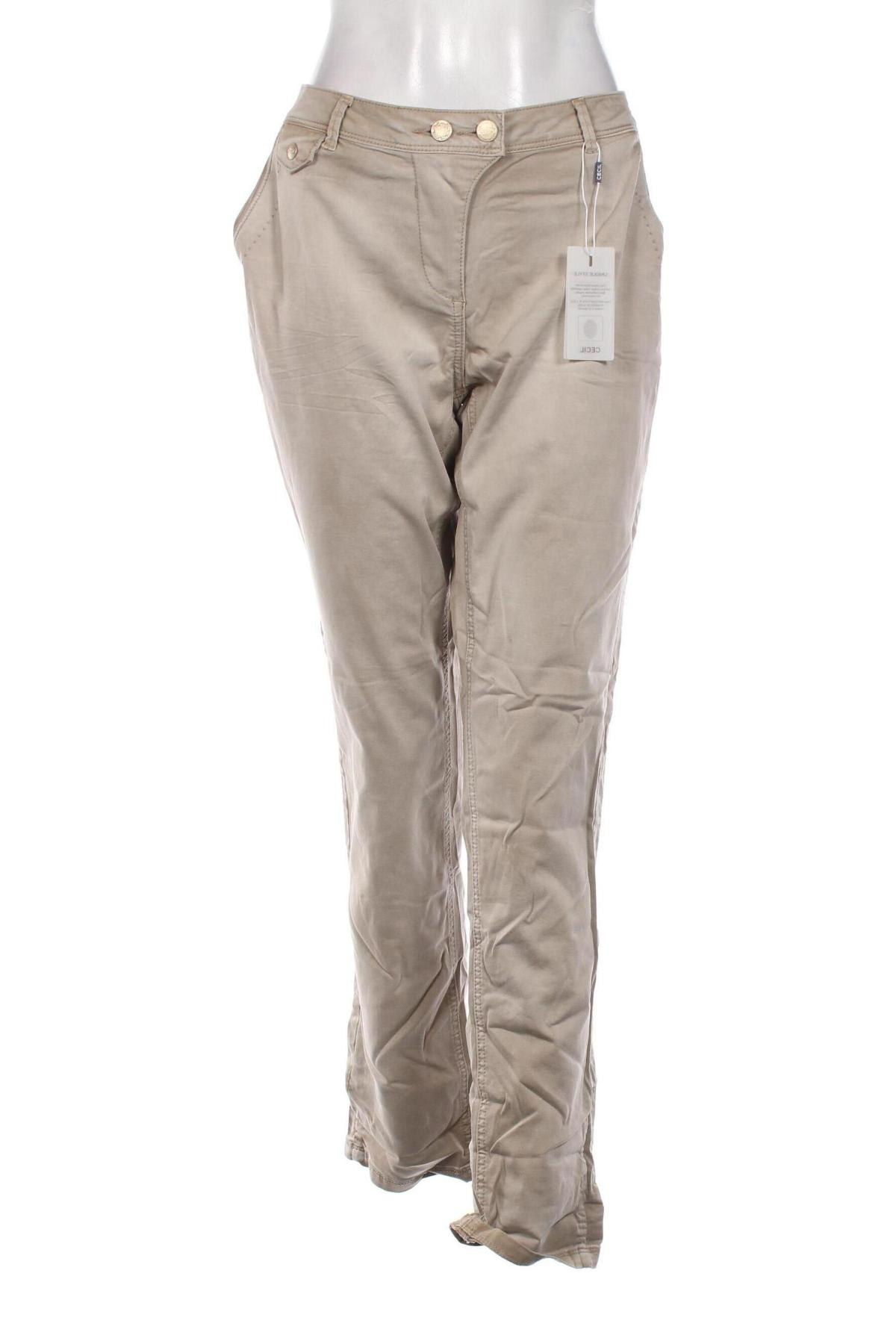 Дамски панталон Cecil, Размер M, Цвят Бежов, Цена 87,00 лв.