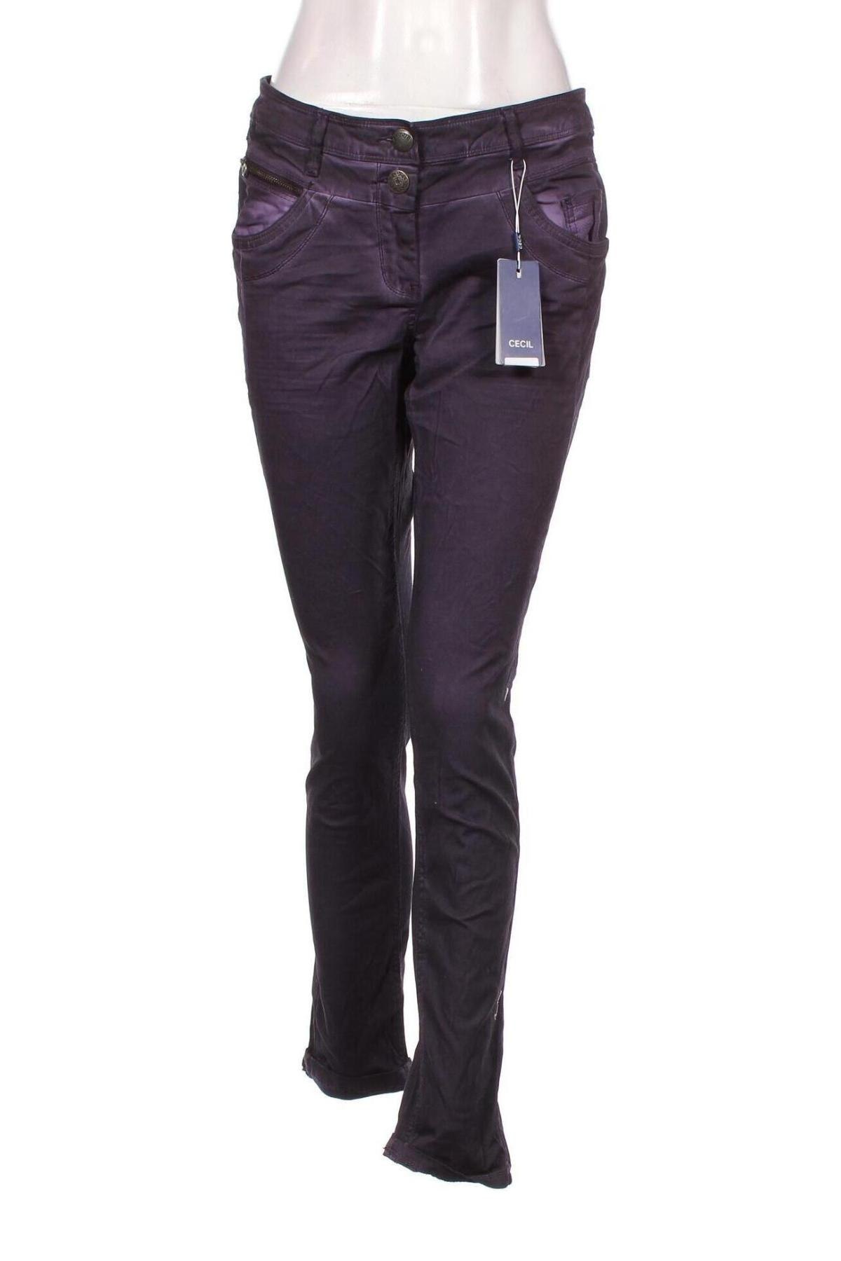 Γυναικείο παντελόνι Cecil, Μέγεθος M, Χρώμα Βιολετί, Τιμή 6,73 €