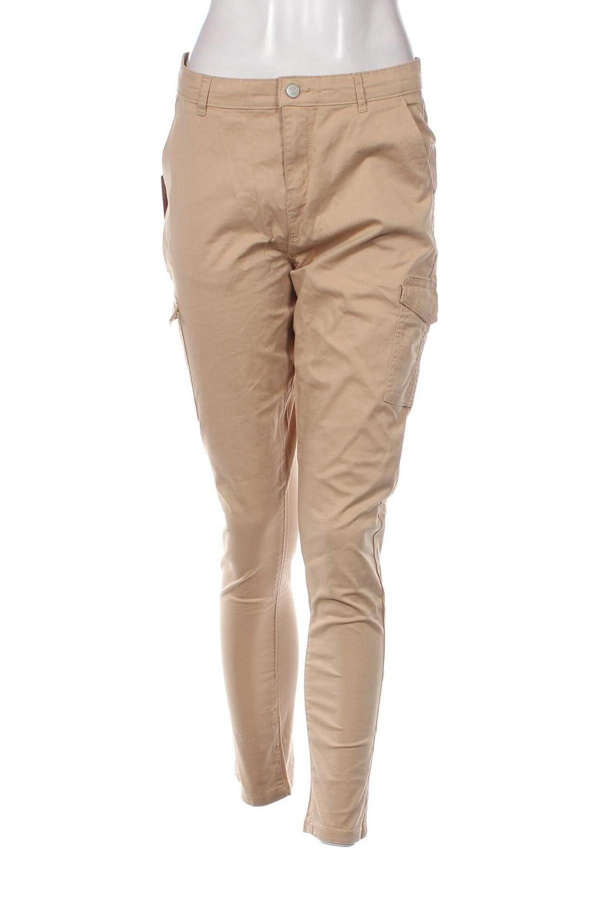 Γυναικείο παντελόνι Denim Project, Μέγεθος L, Χρώμα  Μπέζ, Τιμή 8,97 €