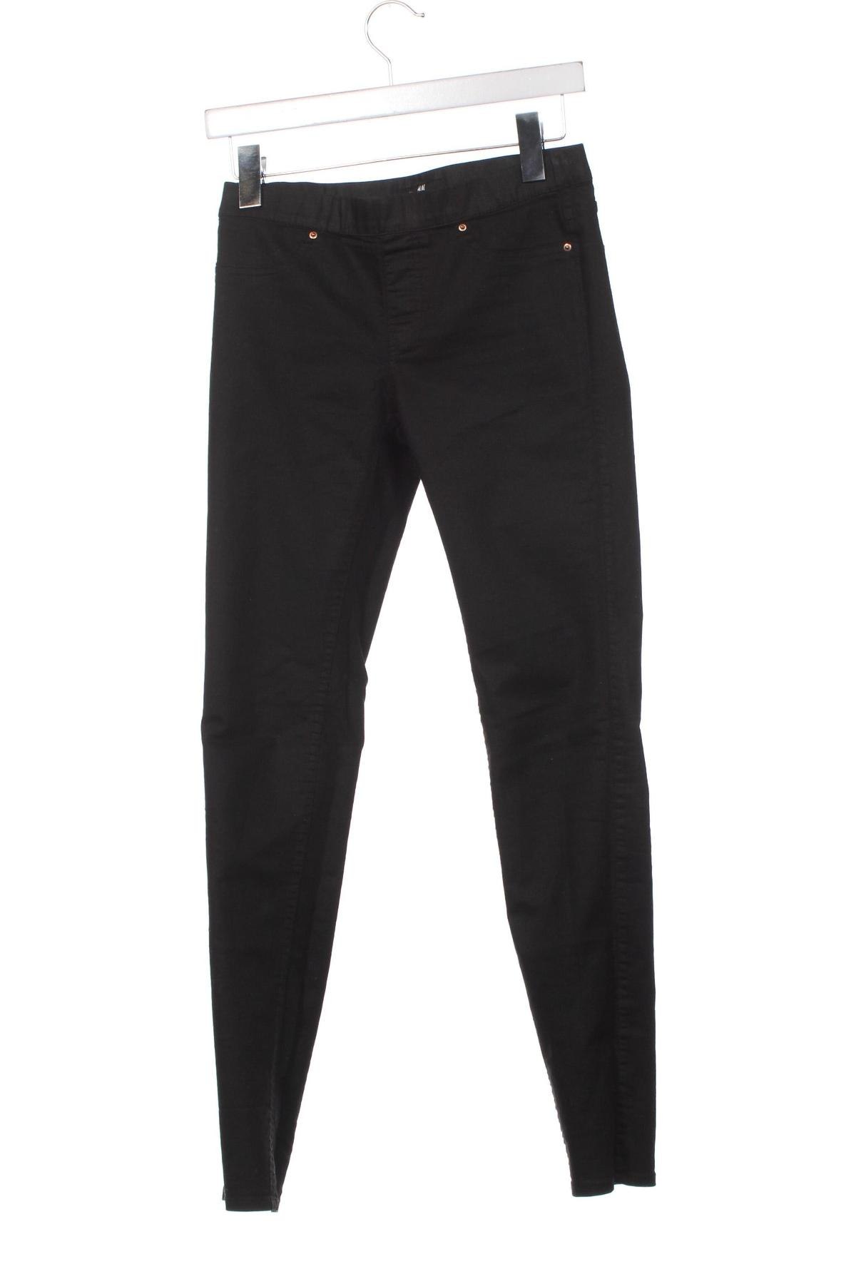 Pantaloni de femei H&M, Mărime XS, Culoare Negru, Preț 74,00 Lei