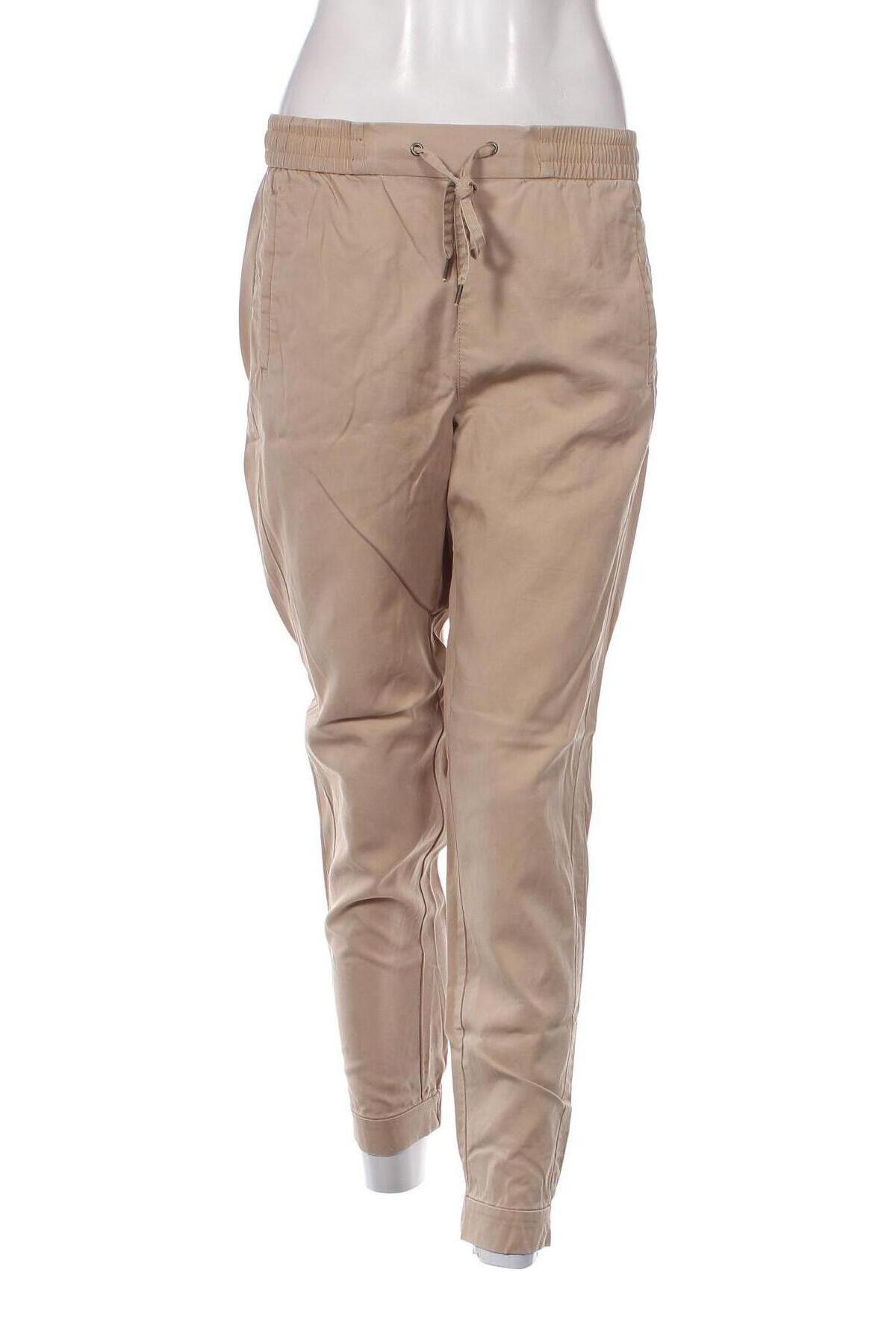 Pantaloni de femei H&M L.O.G.G., Mărime M, Culoare Bej, Preț 68,99 Lei