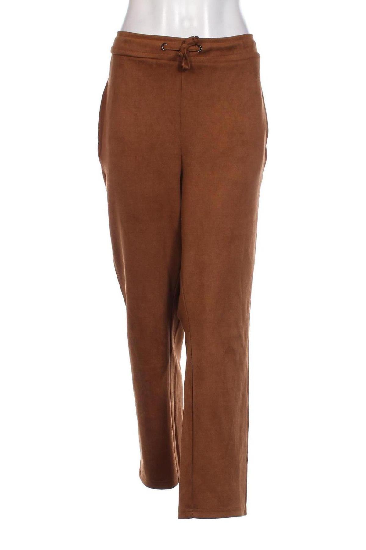 Дамски панталон Laura Torelli, Размер XL, Цвят Кафяв, Цена 29,00 лв.