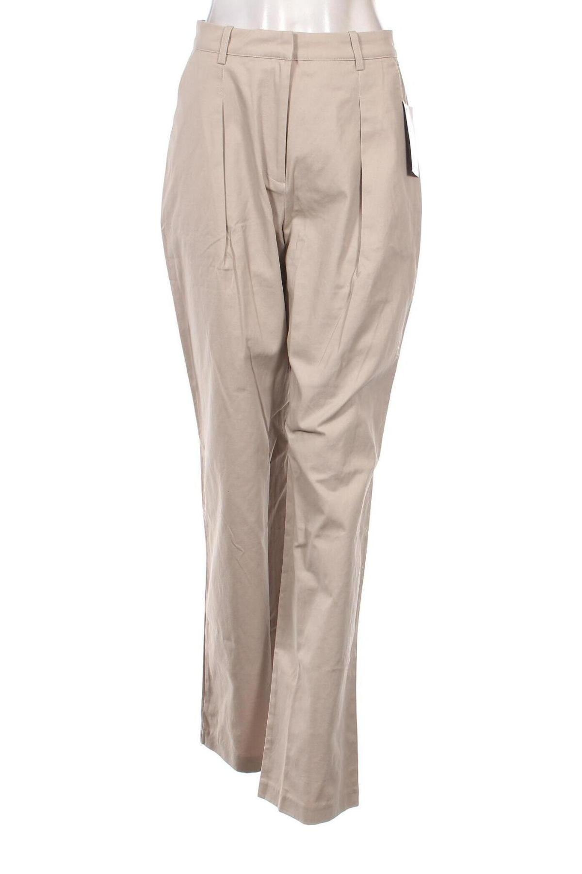 Pantaloni de femei NA-KD, Mărime S, Culoare Maro, Preț 286,18 Lei