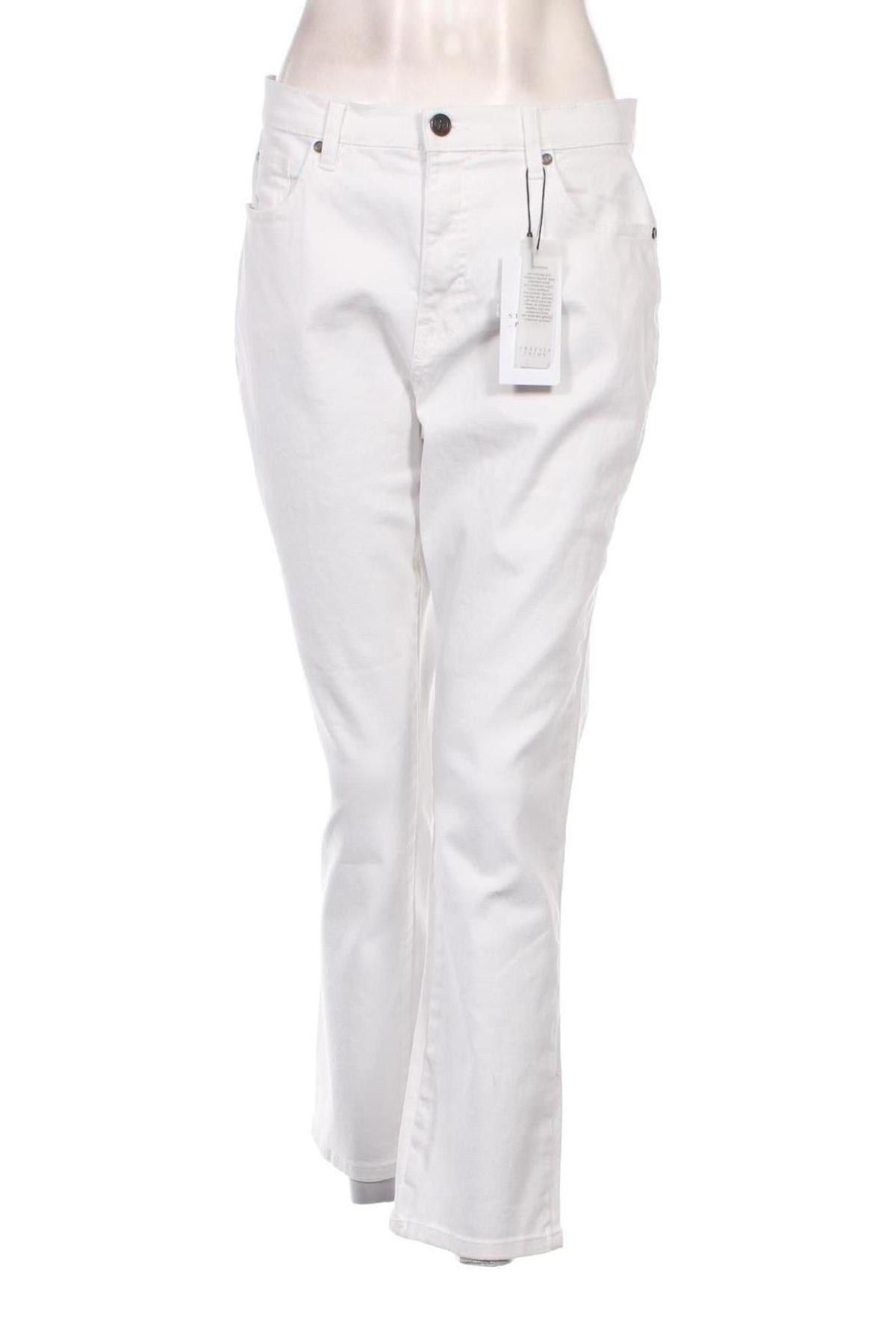 Дамски панталон Sisters Point, Размер L, Цвят Бял, Цена 13,05 лв.
