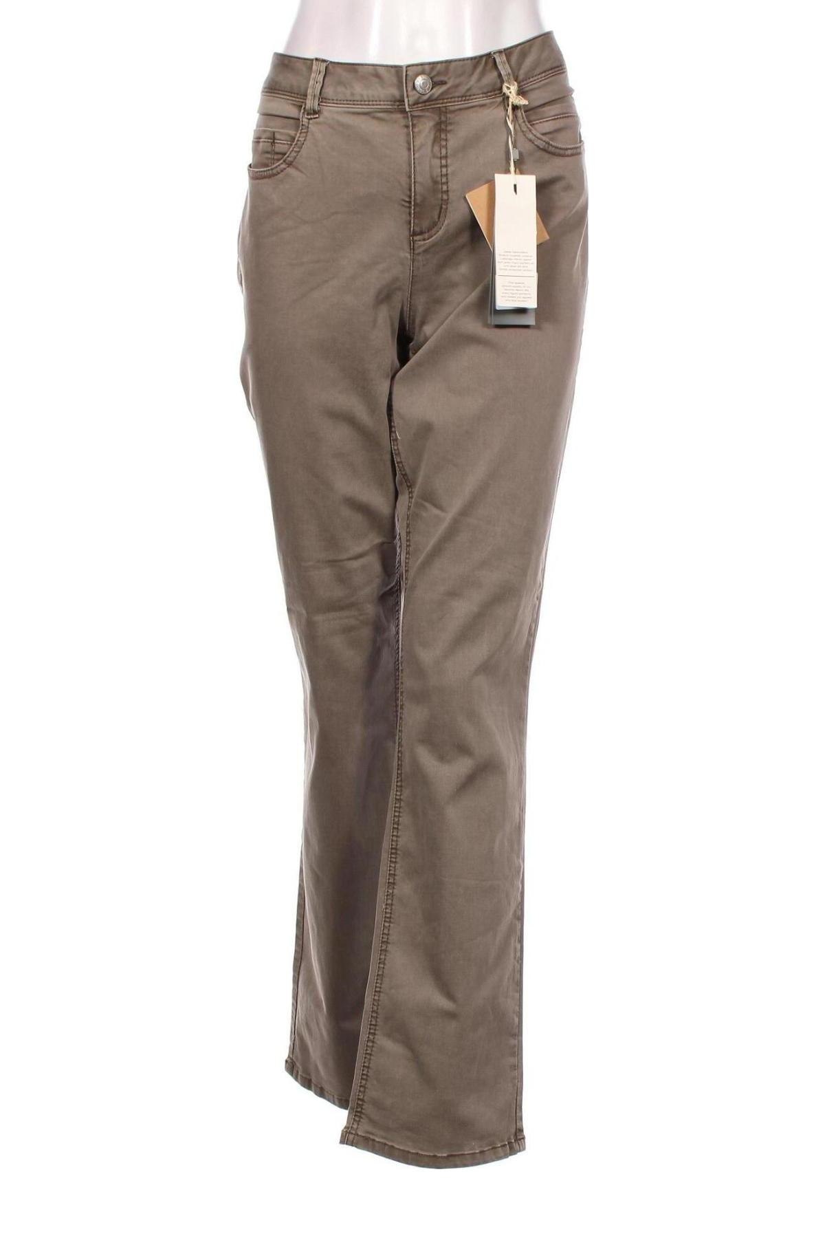 Дамски панталон Street One, Размер L, Цвят Кафяв, Цена 13,92 лв.