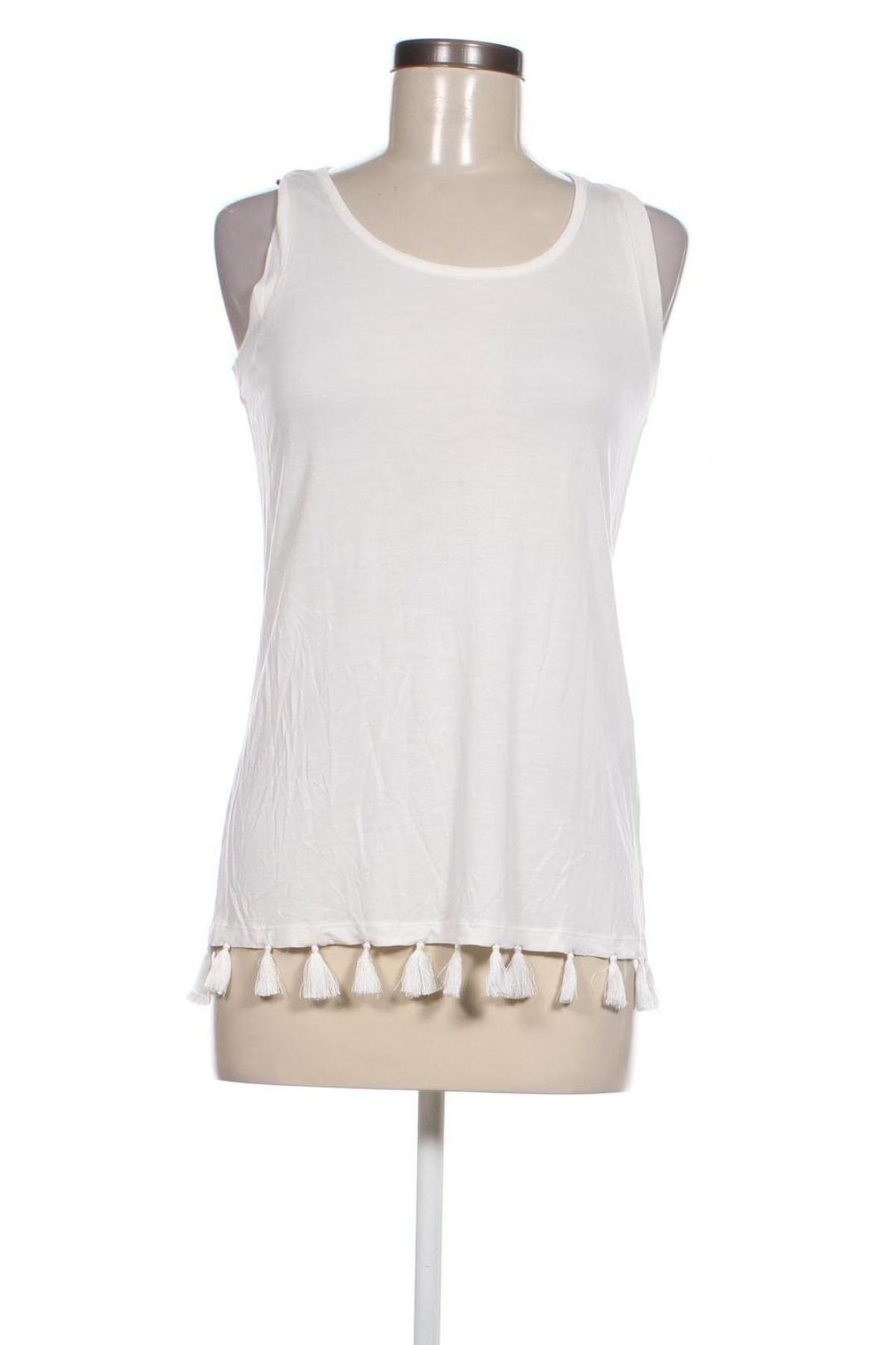 Γυναικείο αμάνικο μπλουζάκι, Μέγεθος M, Χρώμα Εκρού, Τιμή 3,68 €