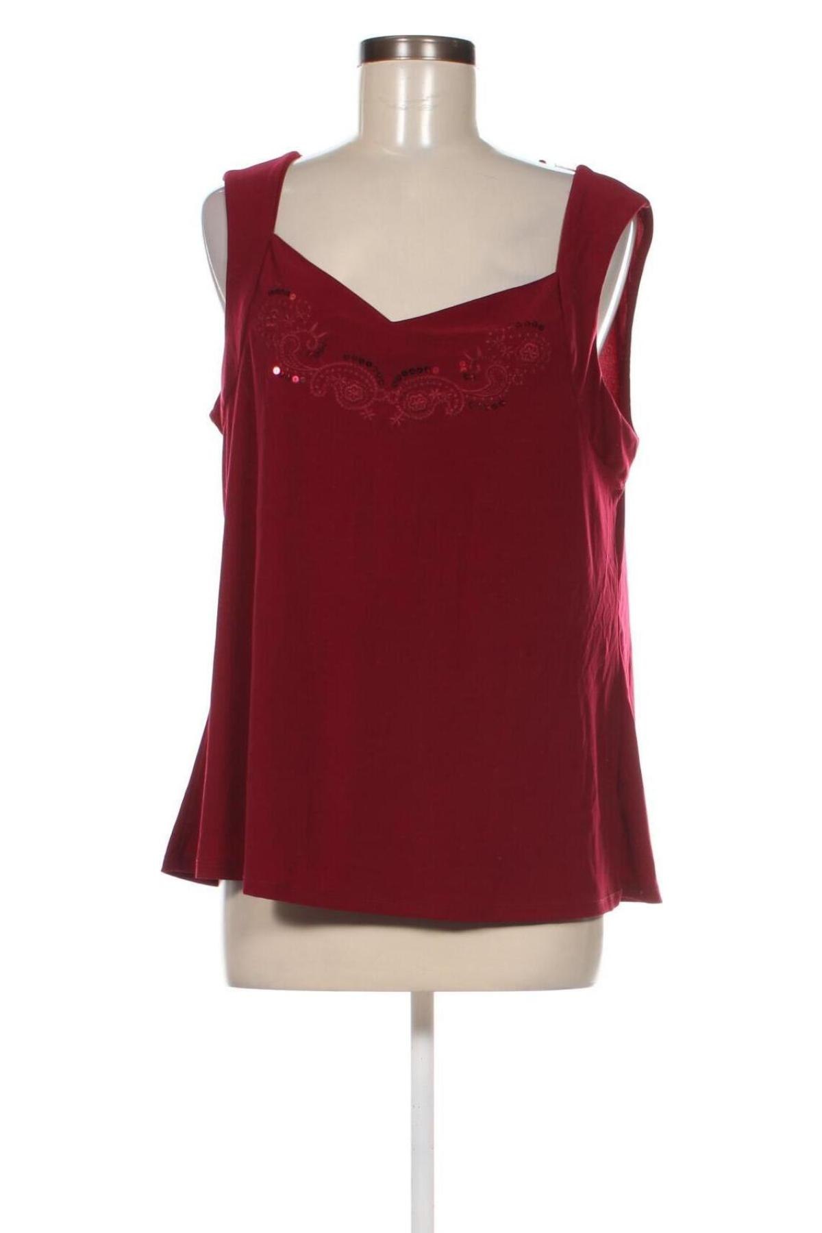 Γυναικείο αμάνικο μπλουζάκι Antthony, Μέγεθος L, Χρώμα Κόκκινο, Τιμή 3,12 €