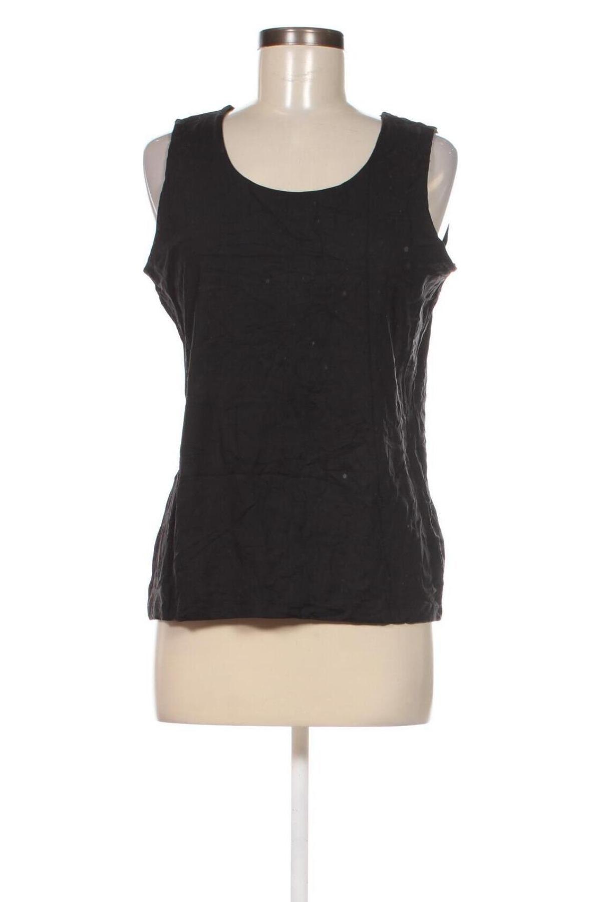 Γυναικείο αμάνικο μπλουζάκι Aventura, Μέγεθος L, Χρώμα Μαύρο, Τιμή 3,38 €