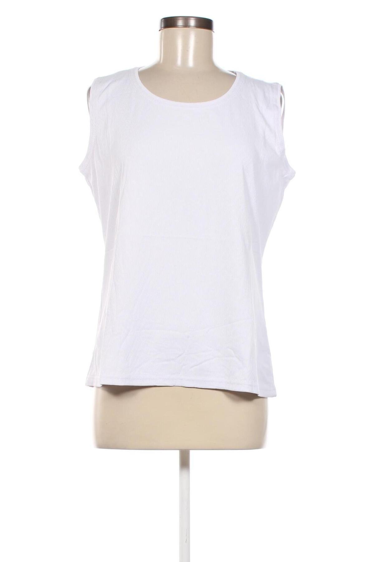 Γυναικείο αμάνικο μπλουζάκι Bonita, Μέγεθος L, Χρώμα Λευκό, Τιμή 3,35 €