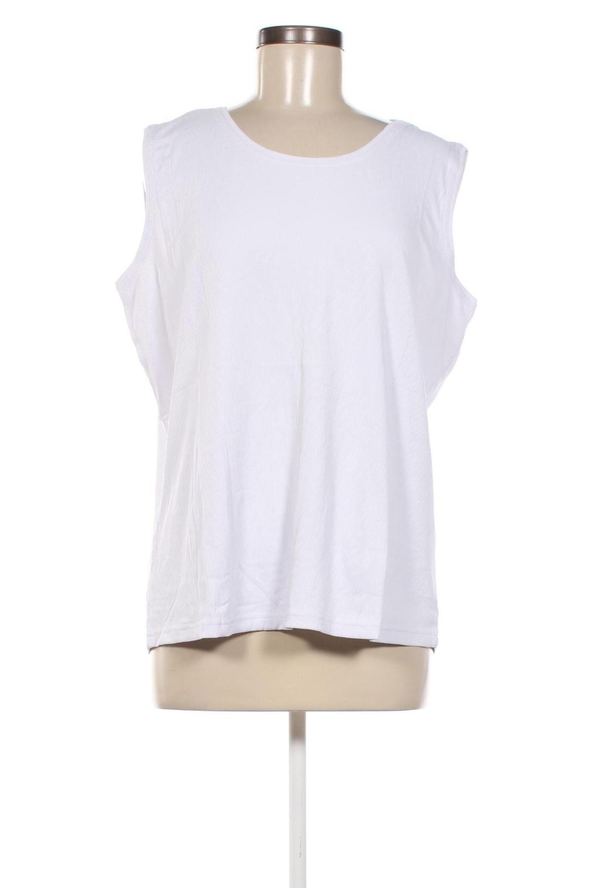 Γυναικείο αμάνικο μπλουζάκι Bonita, Μέγεθος XL, Χρώμα Λευκό, Τιμή 3,14 €