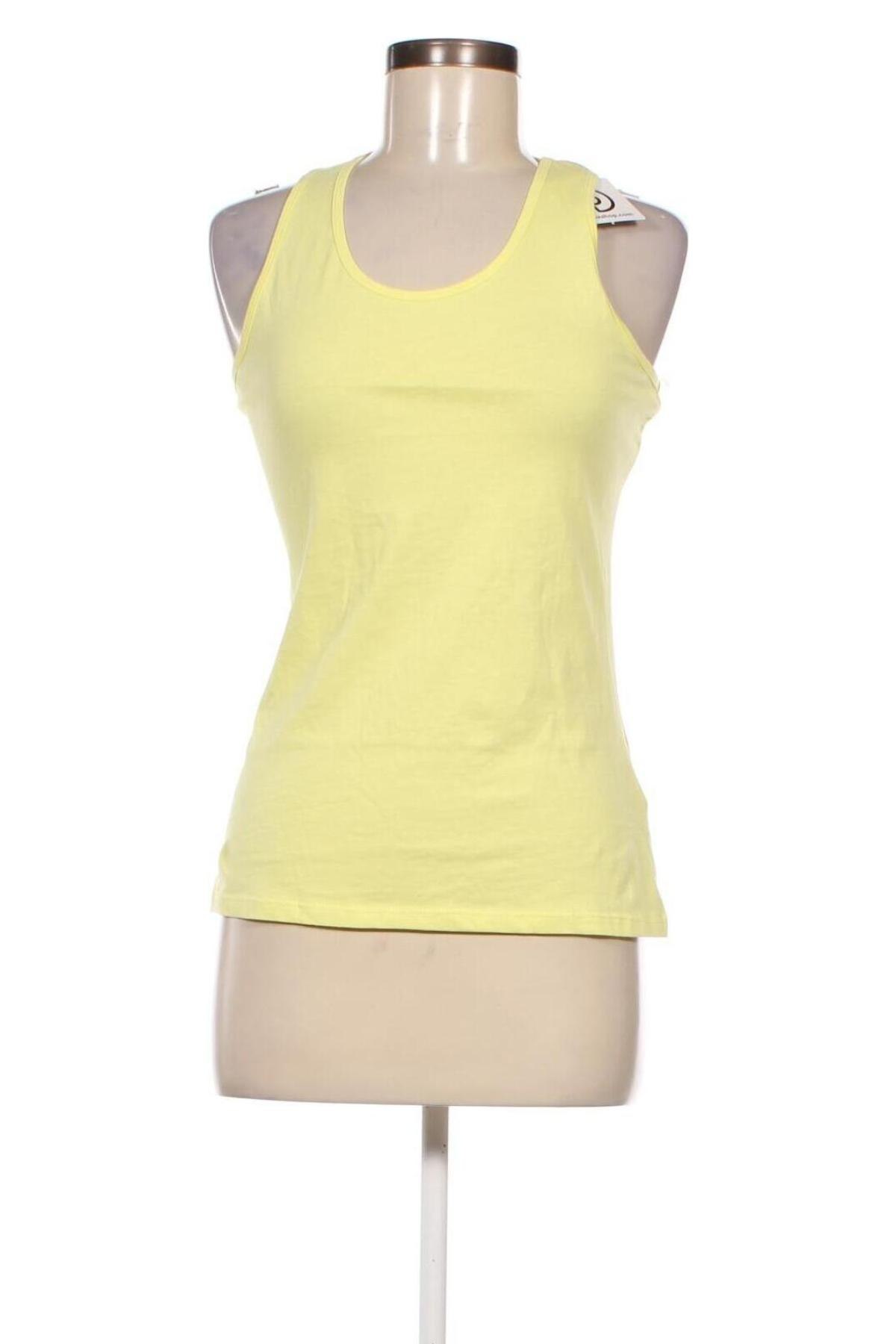 Γυναικείο αμάνικο μπλουζάκι Cache Cache, Μέγεθος M, Χρώμα Κίτρινο, Τιμή 5,19 €