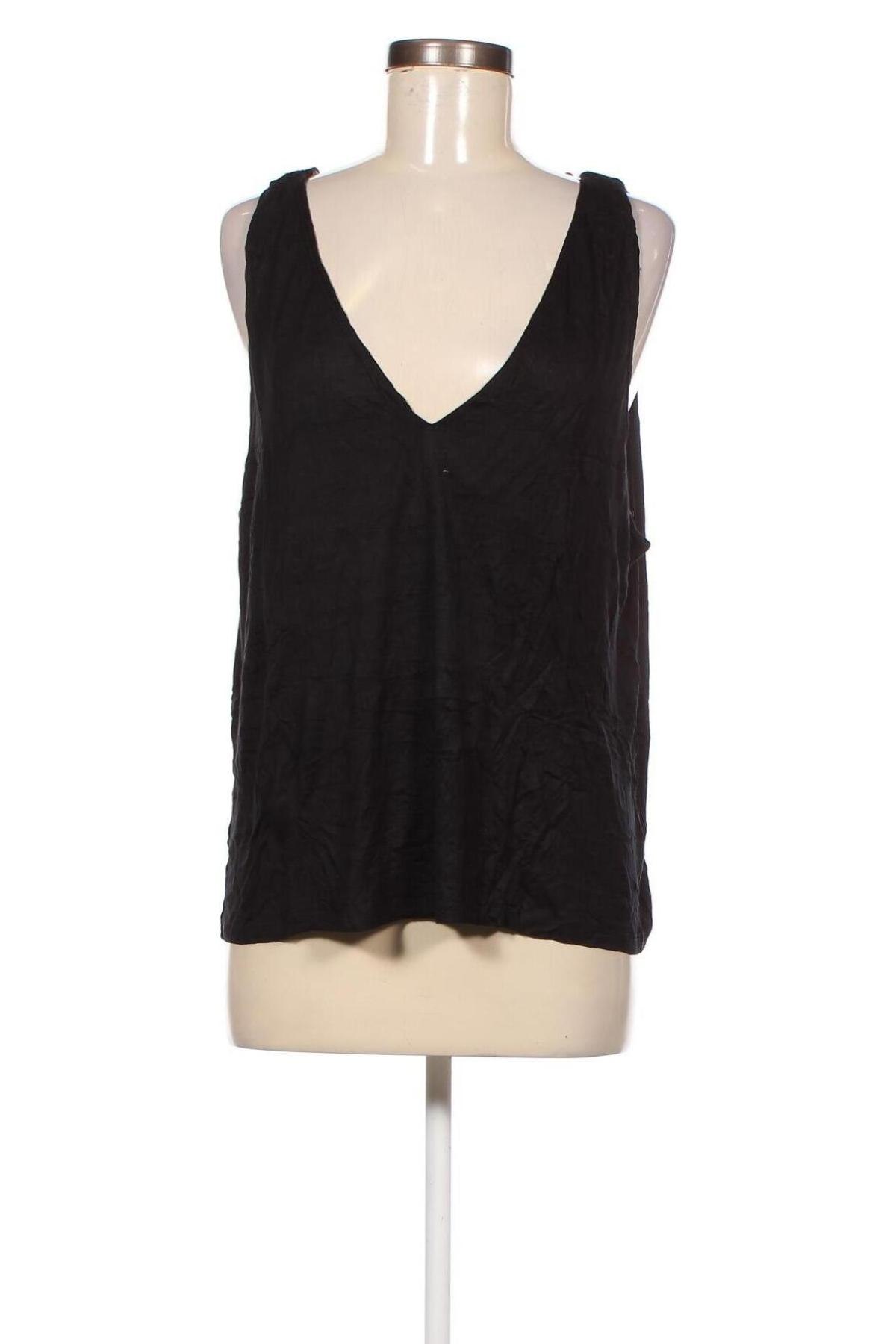 Γυναικείο αμάνικο μπλουζάκι H&M, Μέγεθος M, Χρώμα Μαύρο, Τιμή 2,89 €