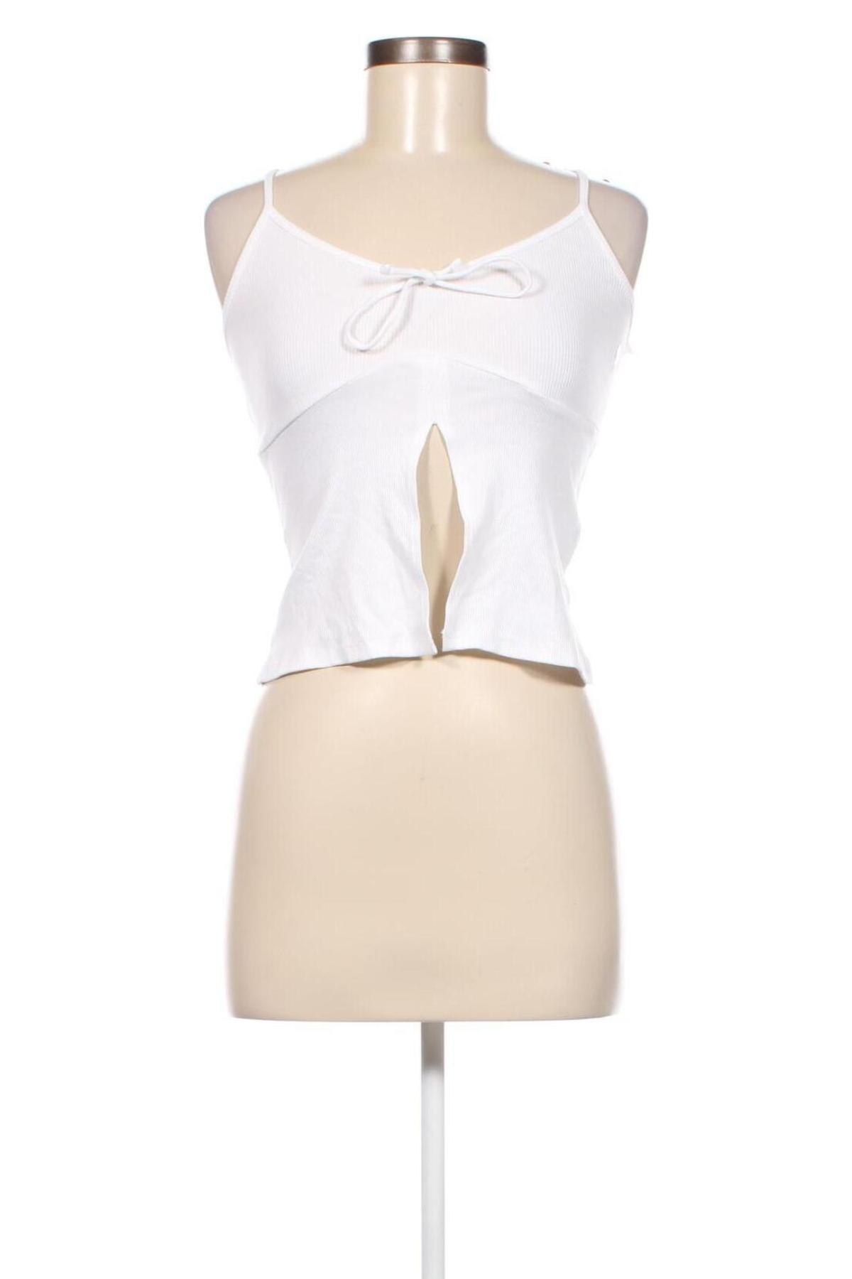 Γυναικείο αμάνικο μπλουζάκι Hollister, Μέγεθος S, Χρώμα Λευκό, Τιμή 7,77 €