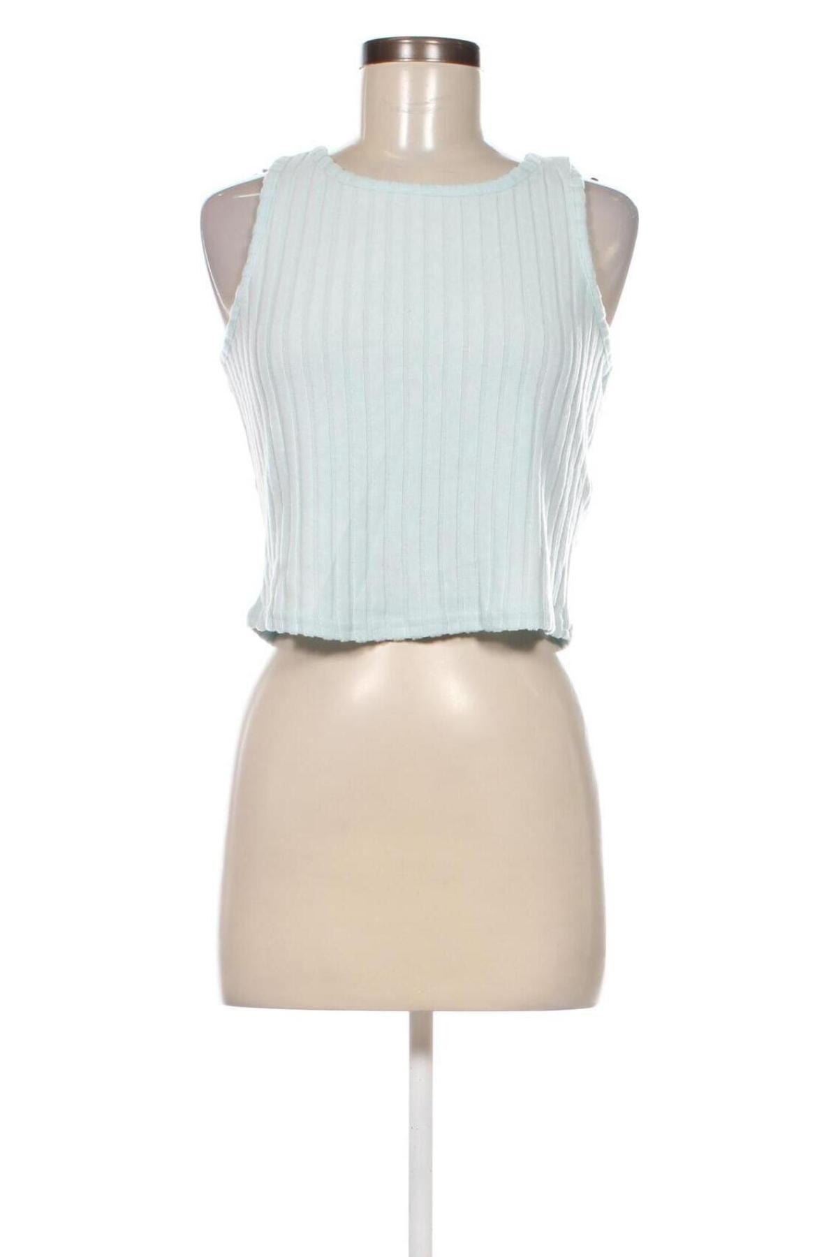 Γυναικείο αμάνικο μπλουζάκι New Look, Μέγεθος L, Χρώμα Μπλέ, Τιμή 4,22 €