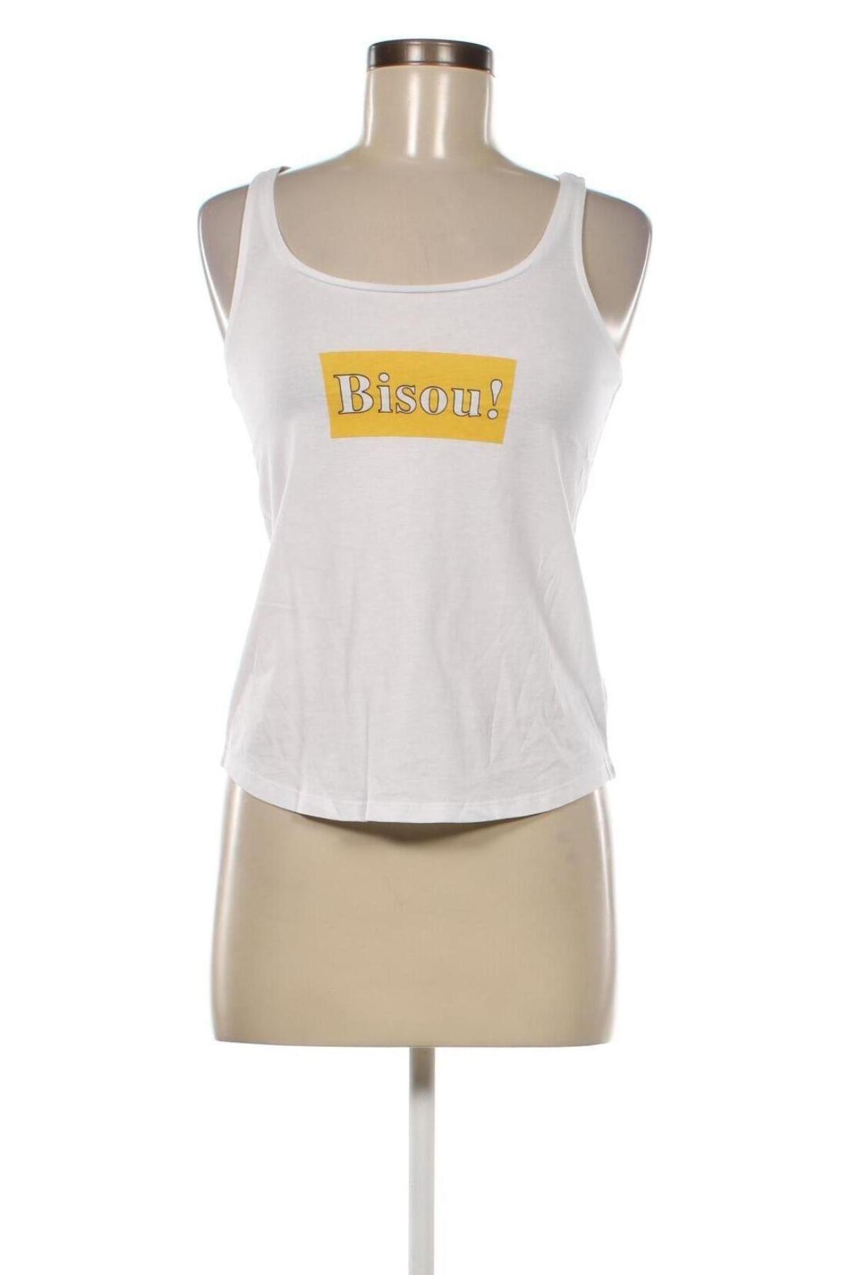 Γυναικείο αμάνικο μπλουζάκι Tally Weijl, Μέγεθος XXS, Χρώμα Λευκό, Τιμή 5,30 €