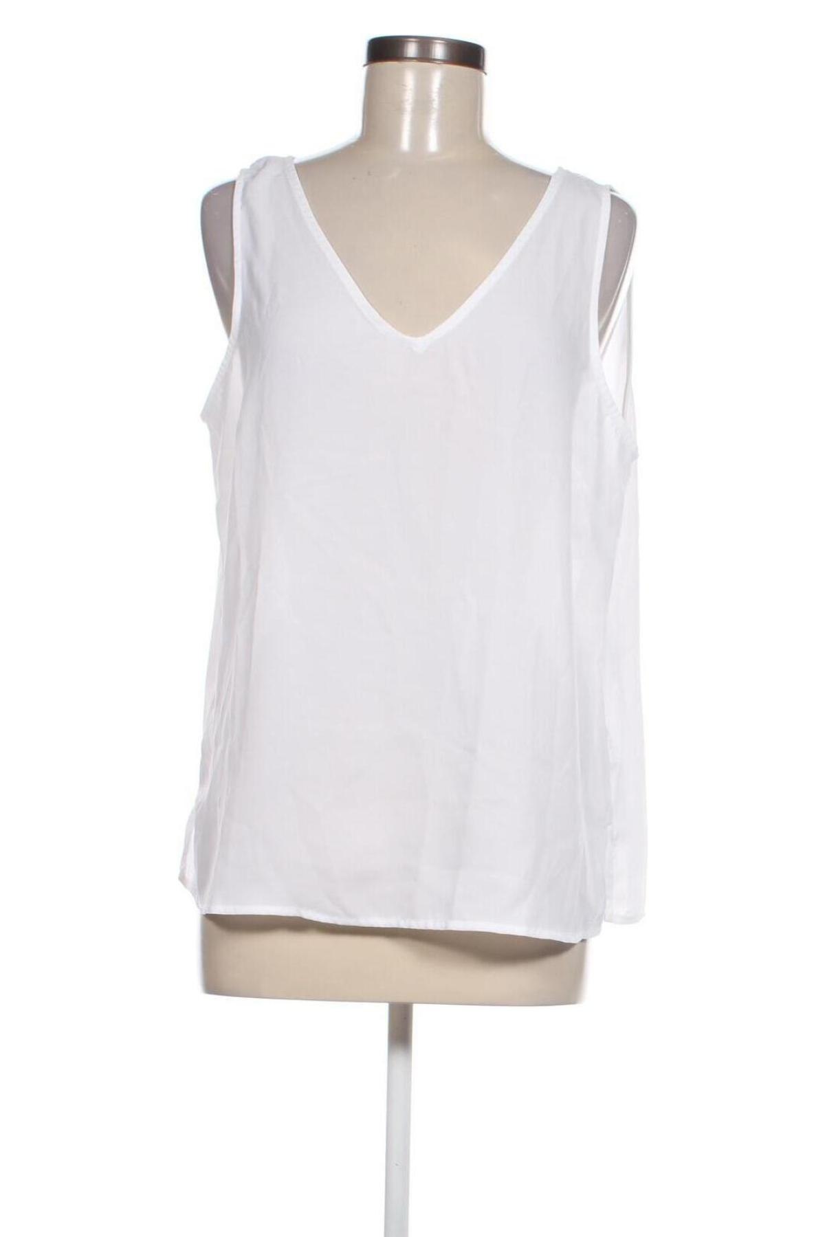 Γυναικείο αμάνικο μπλουζάκι Zign, Μέγεθος L, Χρώμα Λευκό, Τιμή 4,34 €