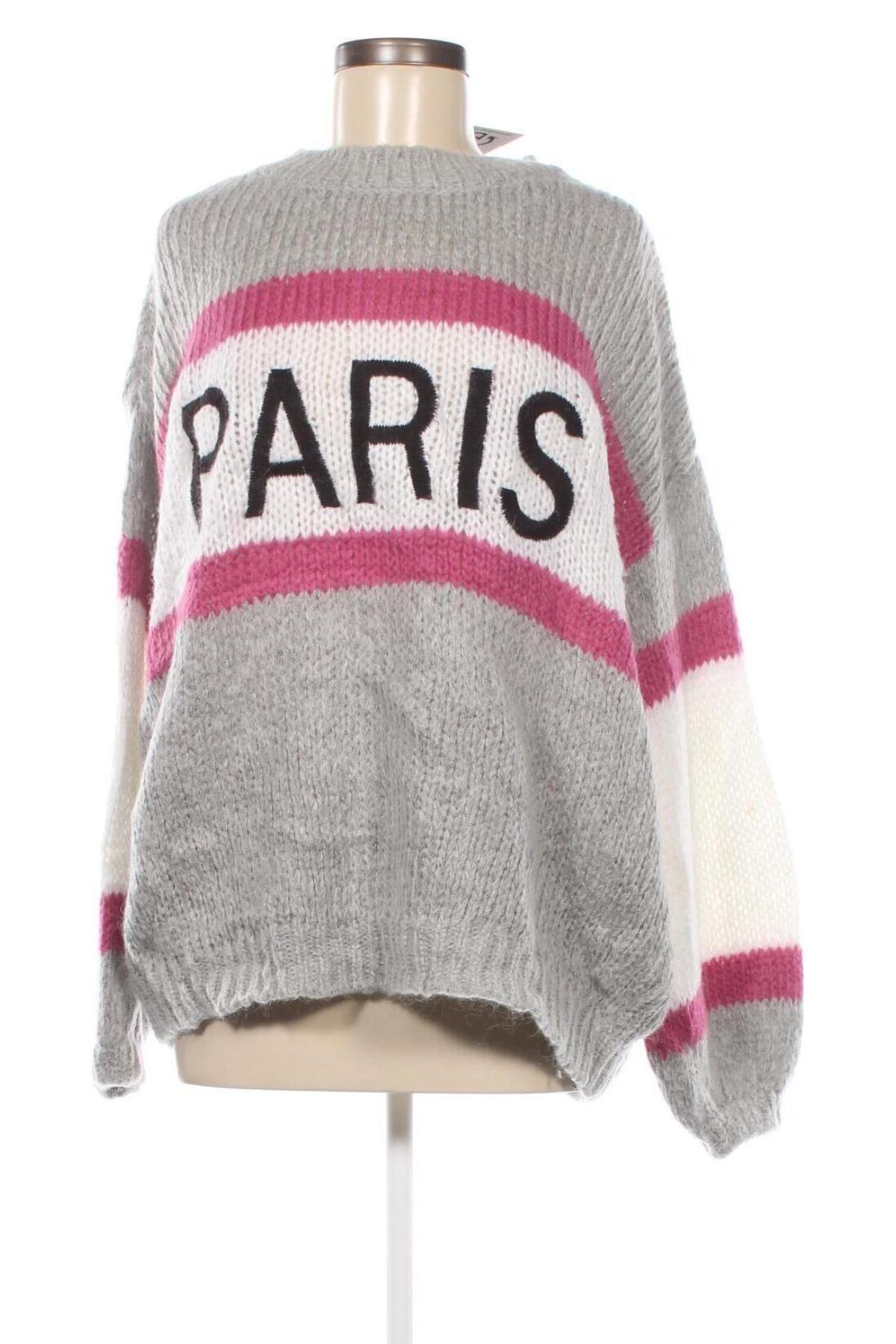 Дамски пуловер, Размер M, Цвят Сив, Цена 10,15 лв.
