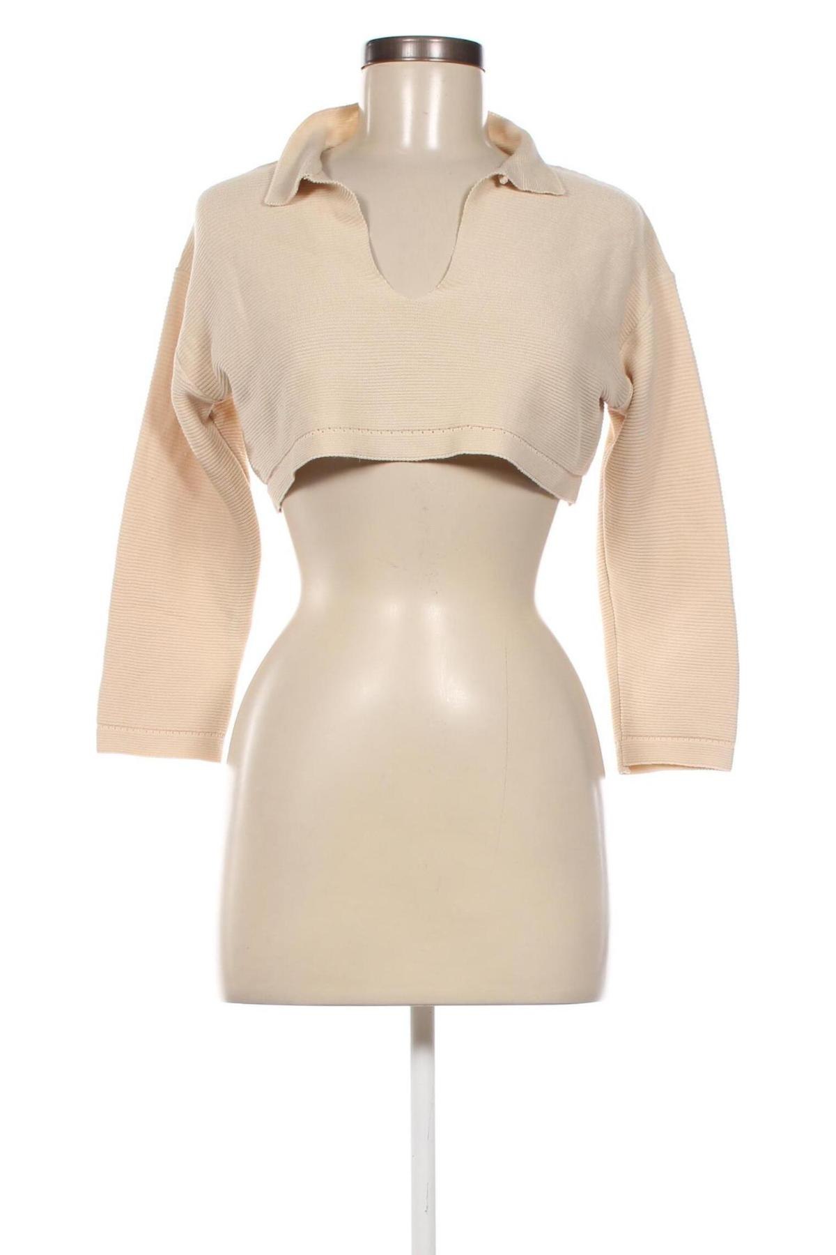 Damenpullover, Größe S, Farbe Beige, Preis 2,42 €