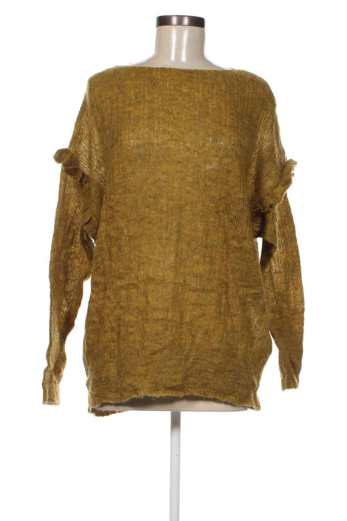Дамски пуловер Aaiko, Размер L, Цвят Жълт, Цена 8,80 лв.