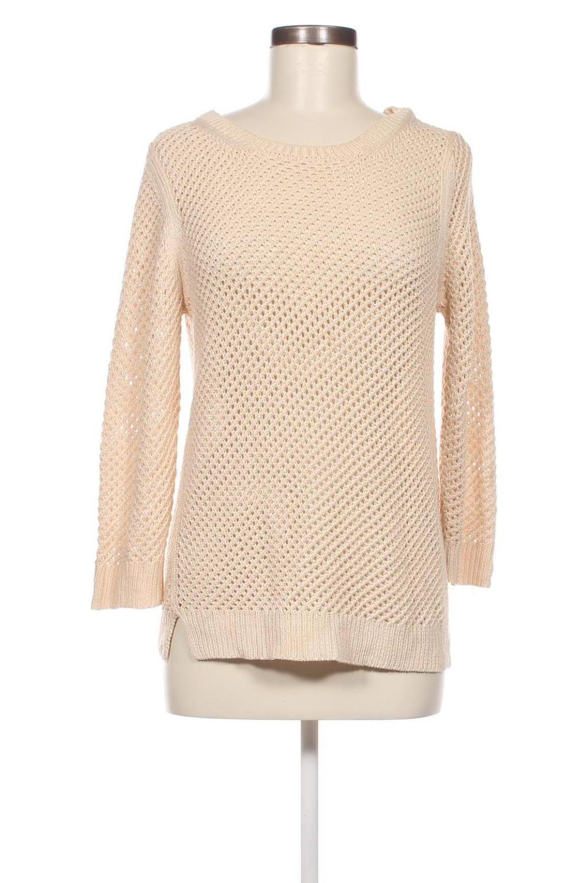 Дамски пуловер Ann Taylor, Размер L, Цвят Бежов, Цена 15,40 лв.
