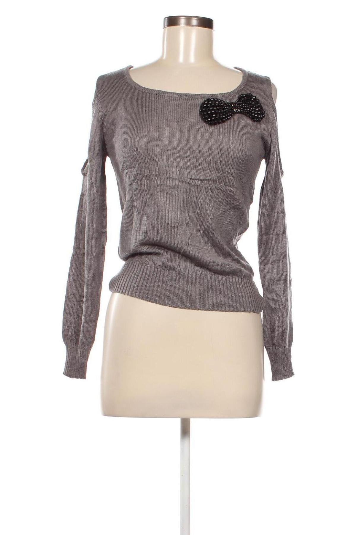 Γυναικείο πουλόβερ Best Emilie, Μέγεθος S, Χρώμα Γκρί, Τιμή 4,49 €