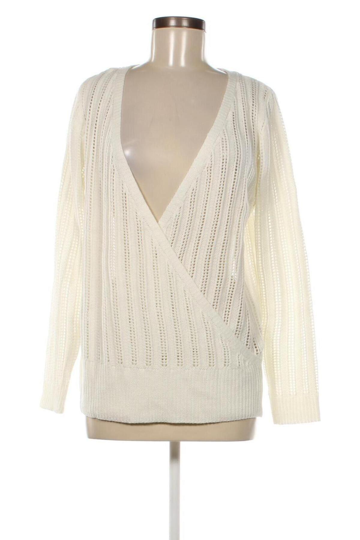 Дамски пуловер Body Flirt, Размер M, Цвят Бял, Цена 10,15 лв.