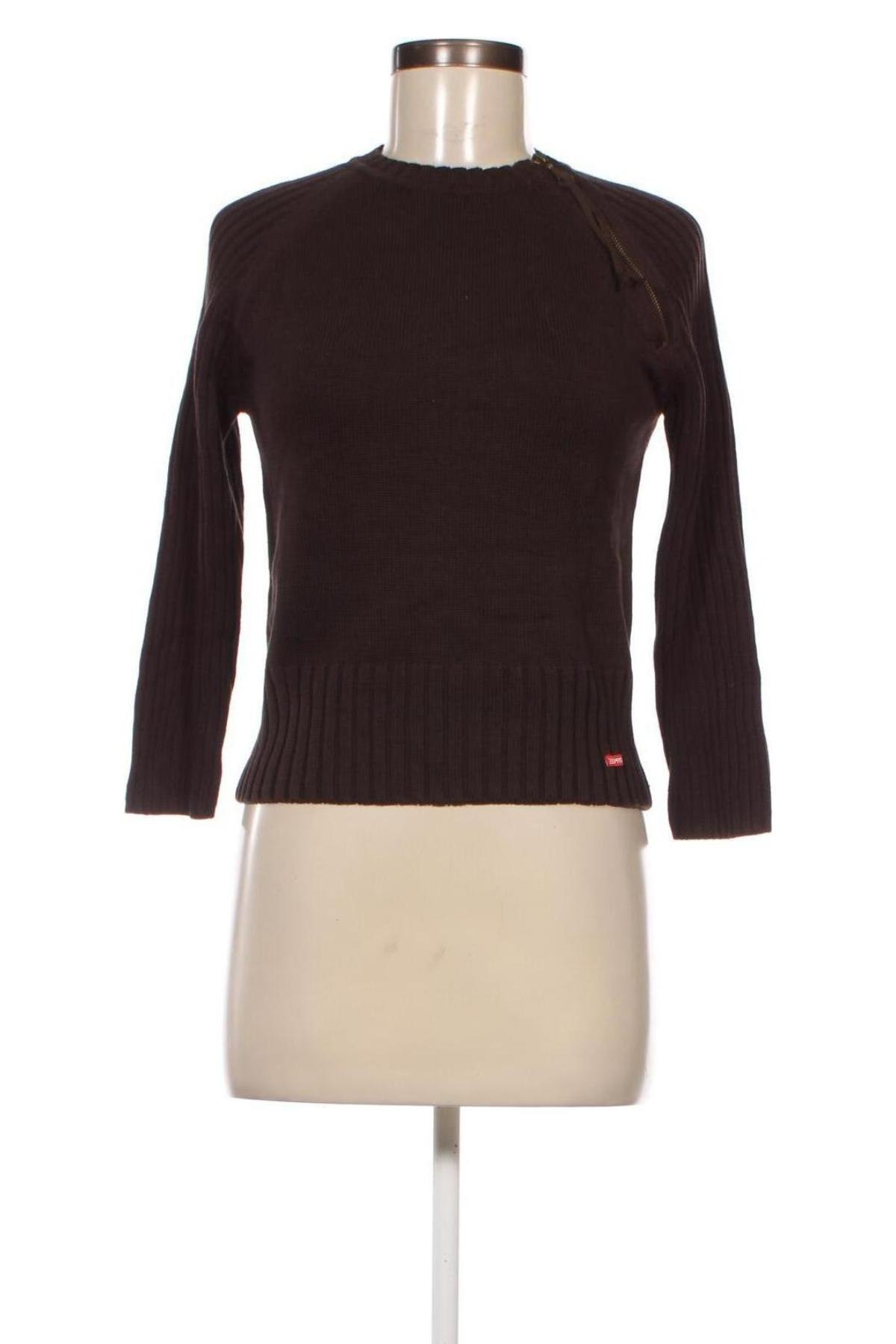 Дамски пуловер Esprit, Размер S, Цвят Кафяв, Цена 29,00 лв.