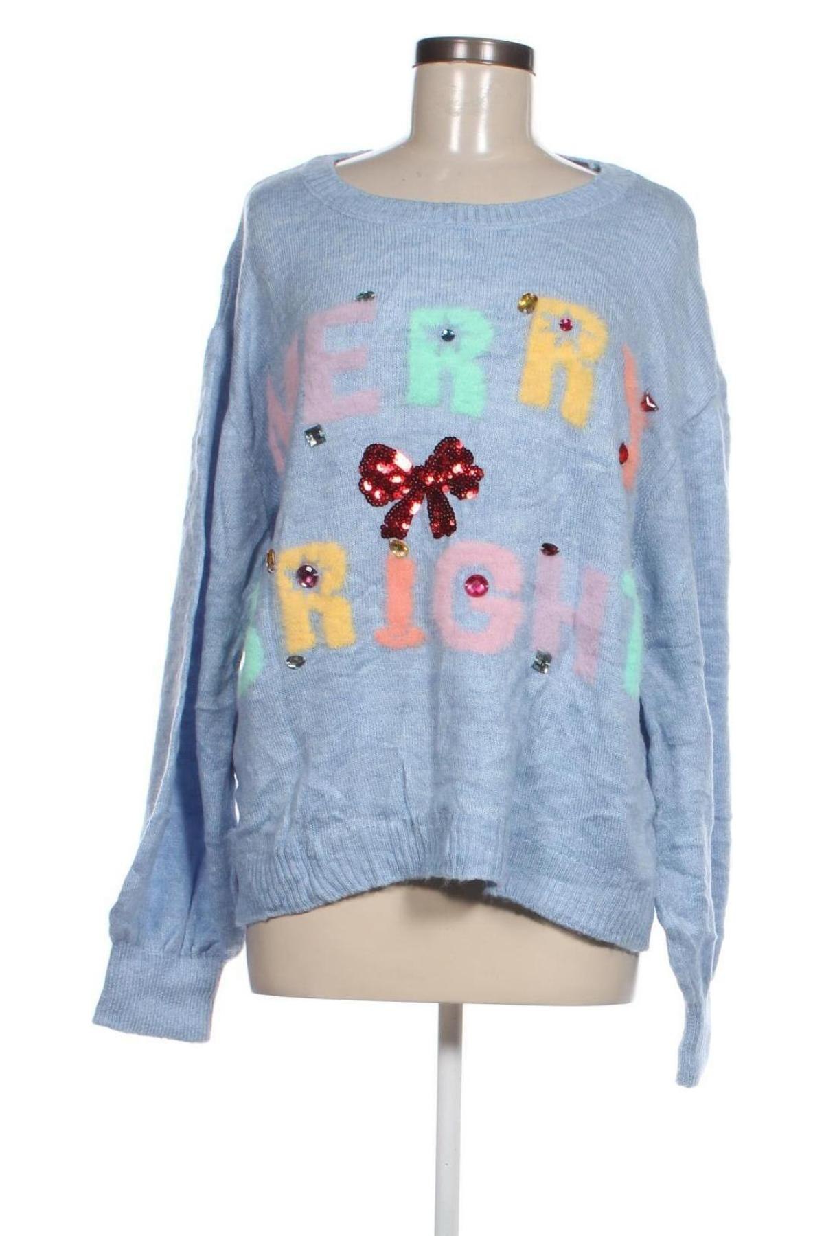 Γυναικείο πουλόβερ George, Μέγεθος XL, Χρώμα Μπλέ, Τιμή 6,28 €