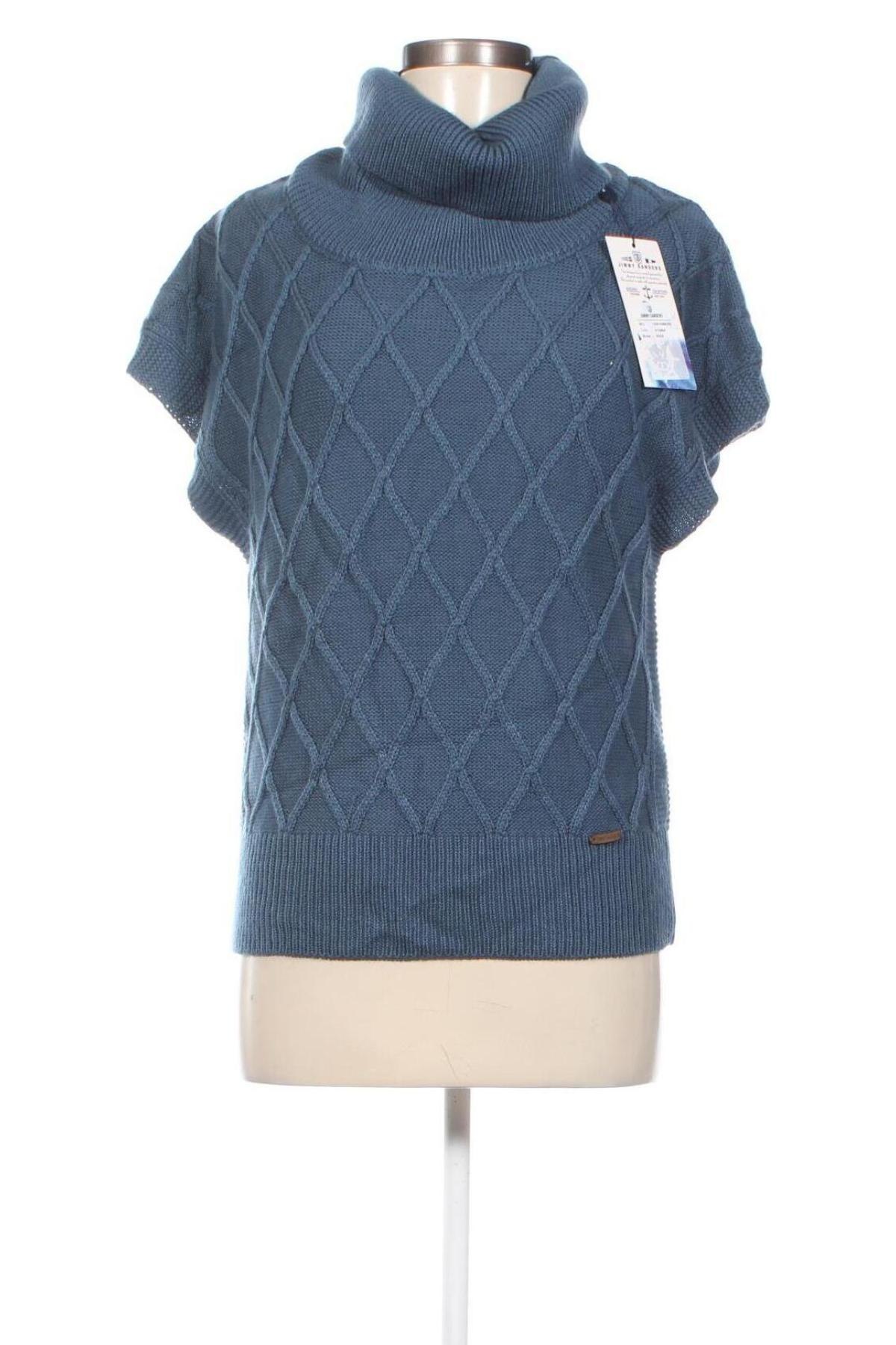 Дамски пуловер Jimmy Sanders, Размер S, Цвят Син, Цена 26,10 лв.