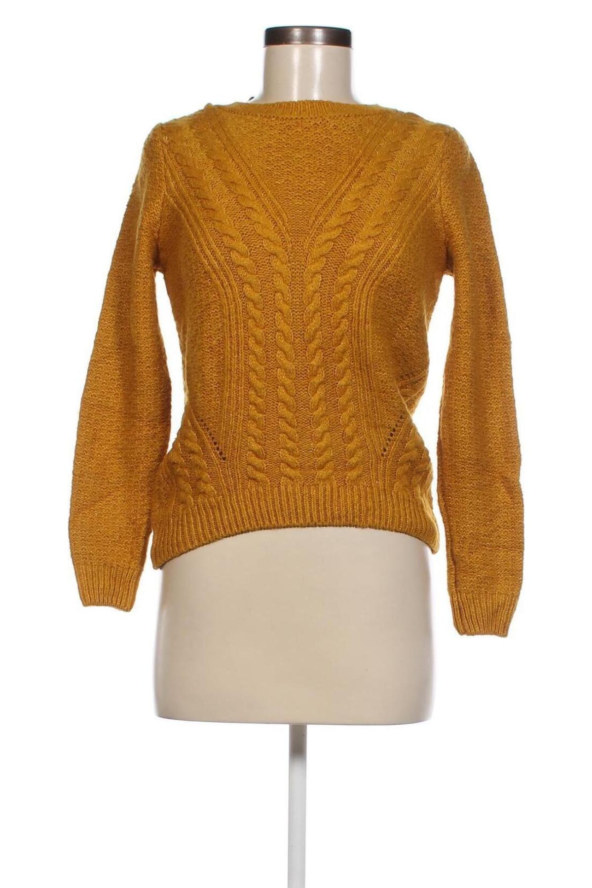 Дамски пуловер LCW, Размер S, Цвят Жълт, Цена 7,25 лв.