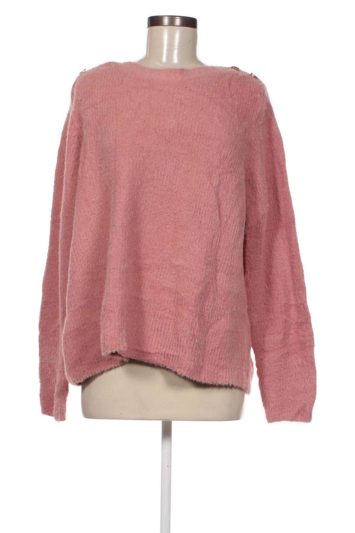 Дамски пуловер La Redoute, Размер XL, Цвят Пепел от рози, Цена 7,25 лв.